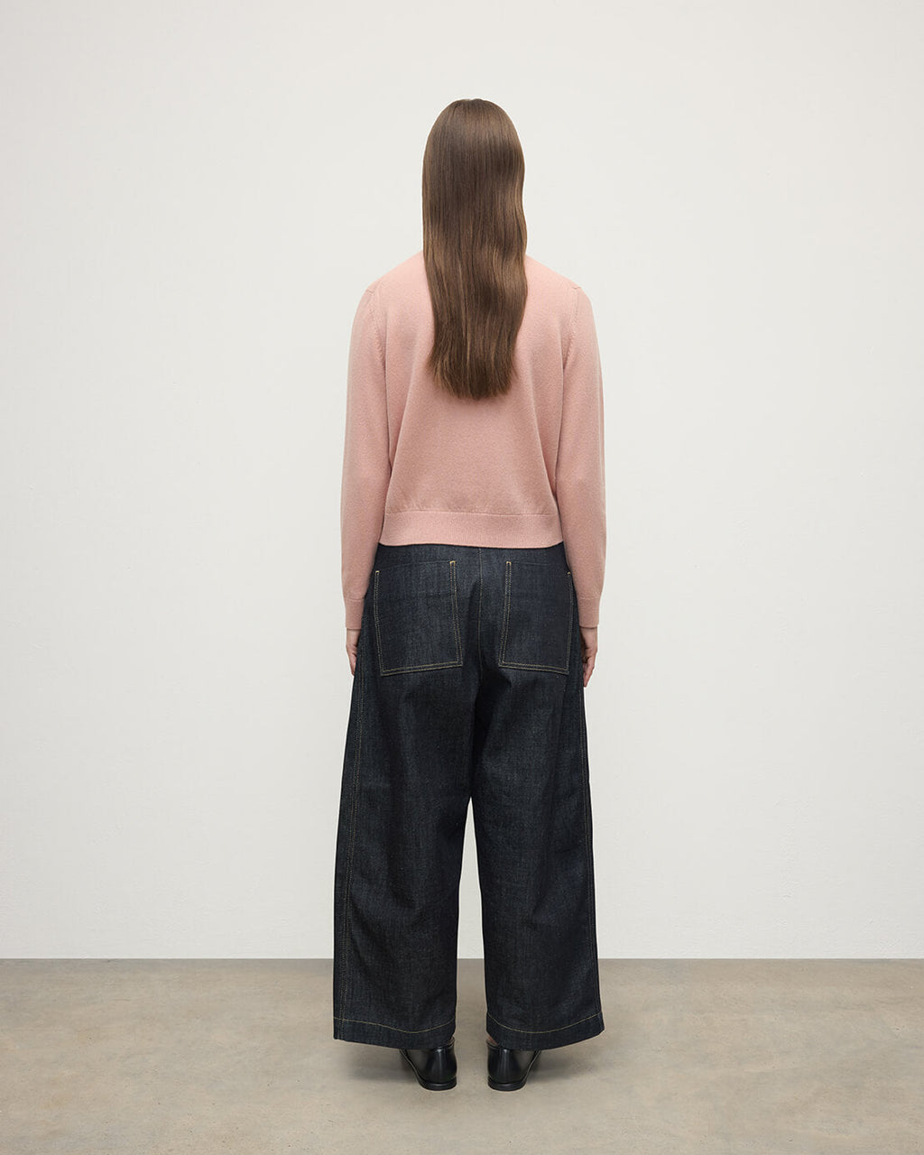 Johnstons of Elgin - Classic Cashmere Pink Roll Neck Jumper