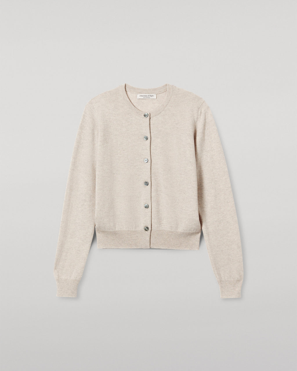 Johnstons of Elgin - Iris Natural Classic Cashmere Cardigan
