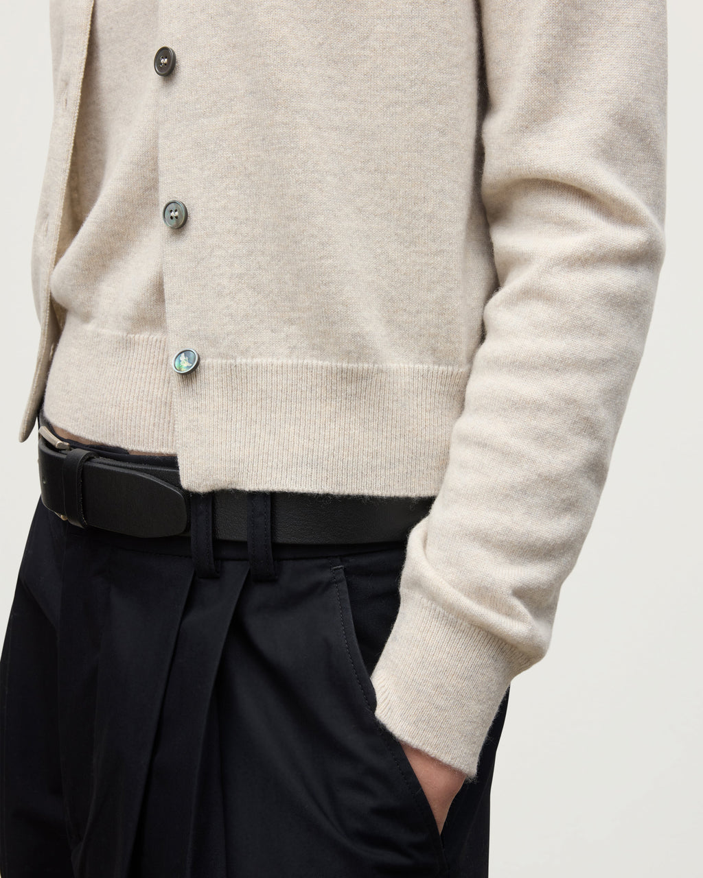 Johnstons of Elgin - Iris Natural Classic Cashmere Cardigan