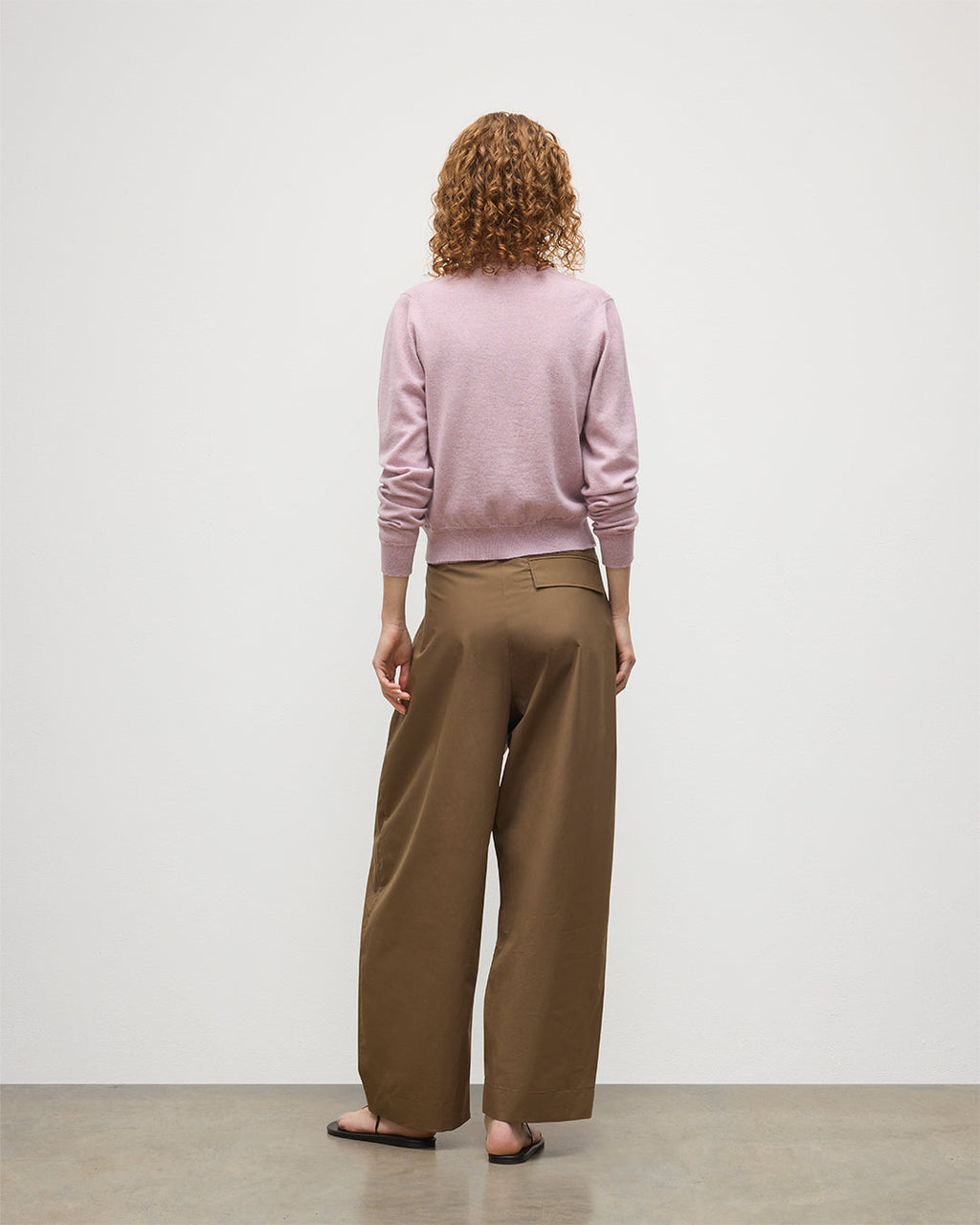 Johnstons of Elgin - Iris Light Pink Classic Cashmere Cardigan