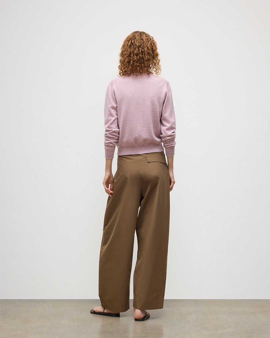 Johnstons of Elgin - Iris Light Pink Classic Cashmere Cardigan