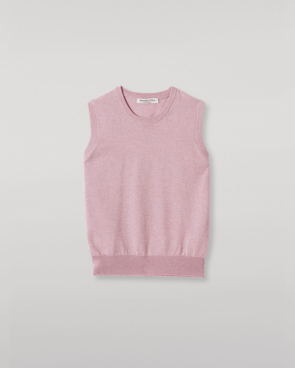 Johnstons of Elgin - Iris Light Pink Classic Cashmere Tank