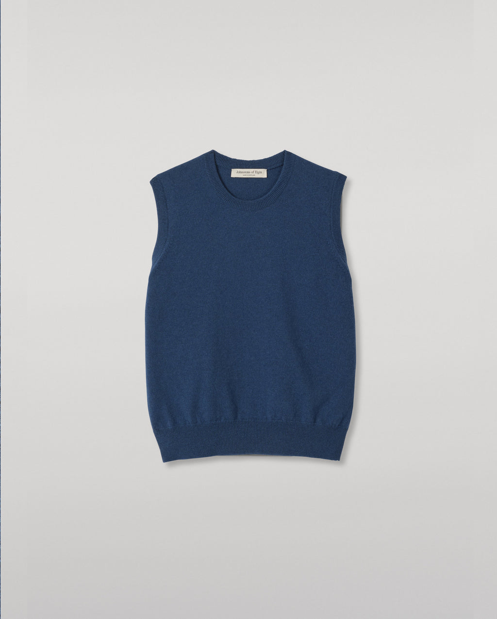 Johnstons of Elgin - Iris Classic Blue Cashmere Tank