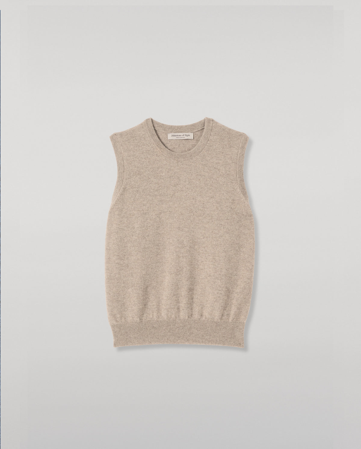 Johnstons of Elgin - Iris Classic Light Brown Cashmere Tank