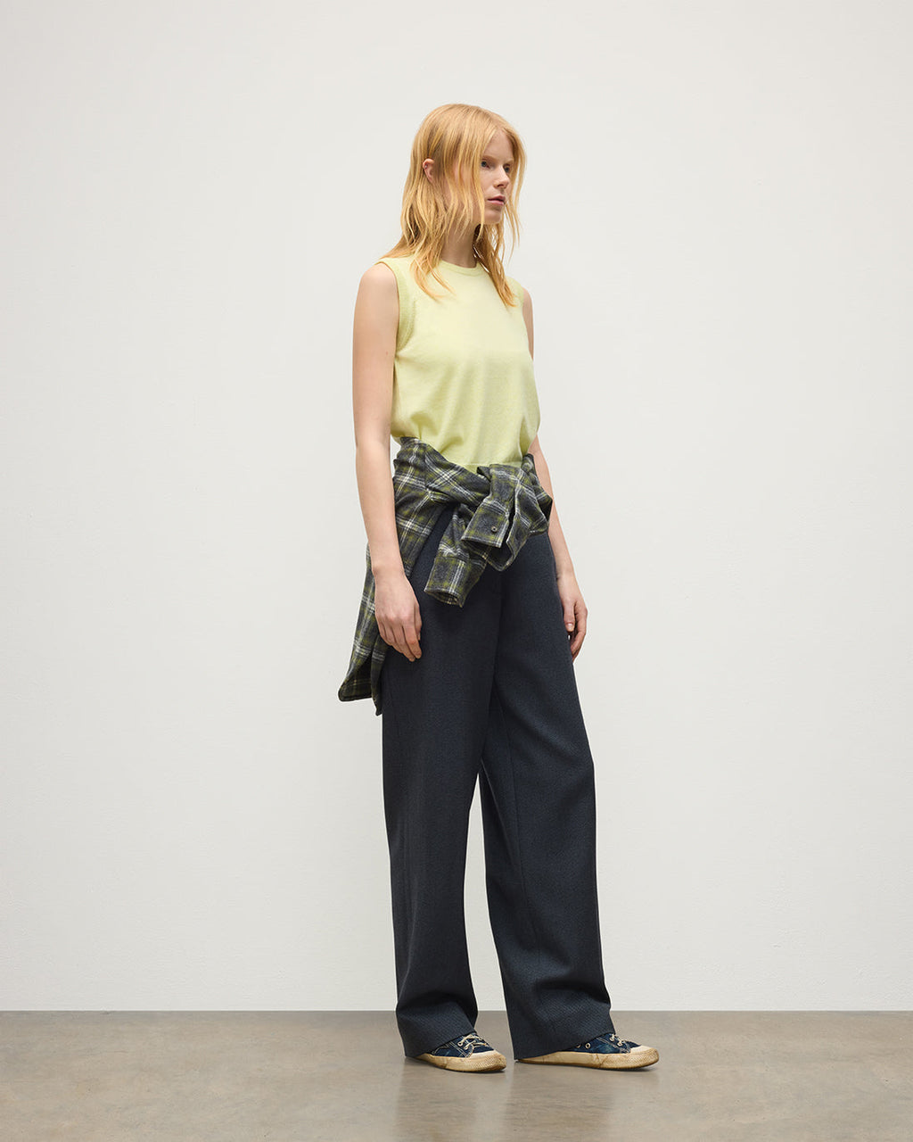 Johnstons of Elgin - Iris Classic Yellow Cashmere Tank