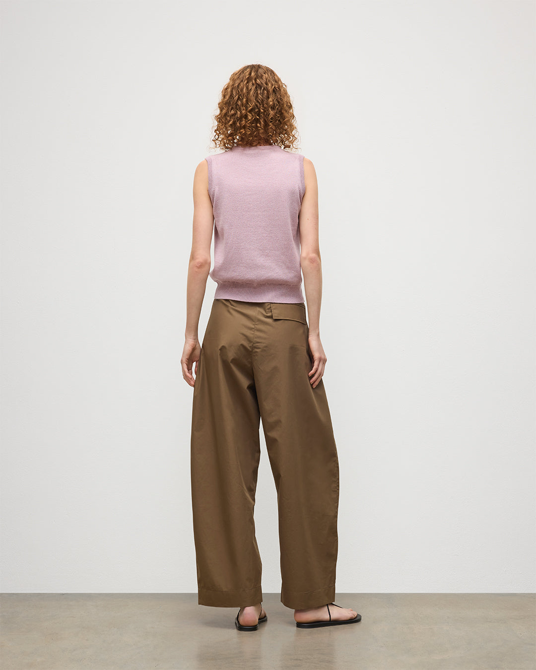 Johnstons of Elgin - Iris Light Pink Classic Cashmere Tank