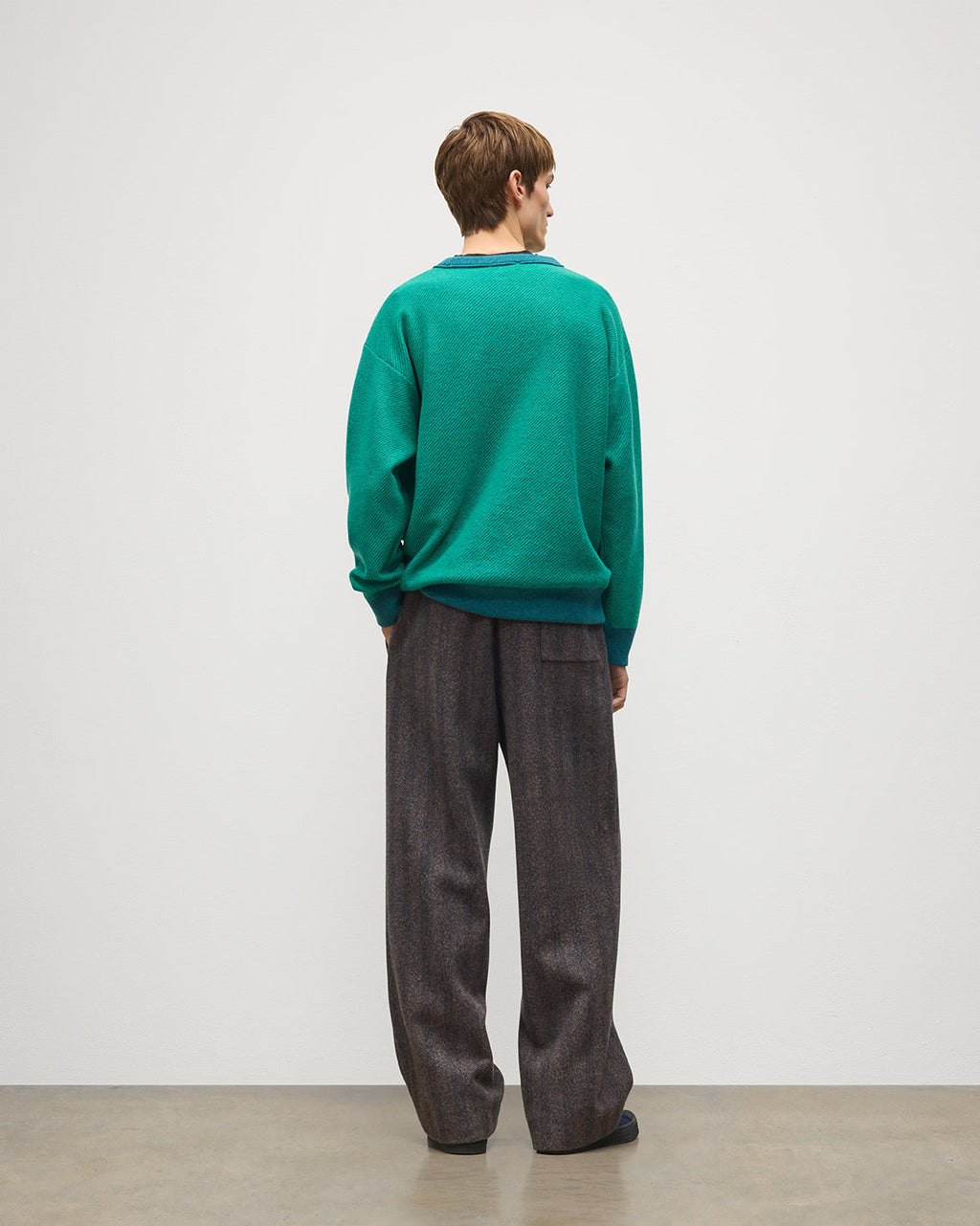 Johnstons of Elgin - Liddell Green Cashmere Sweatshirt