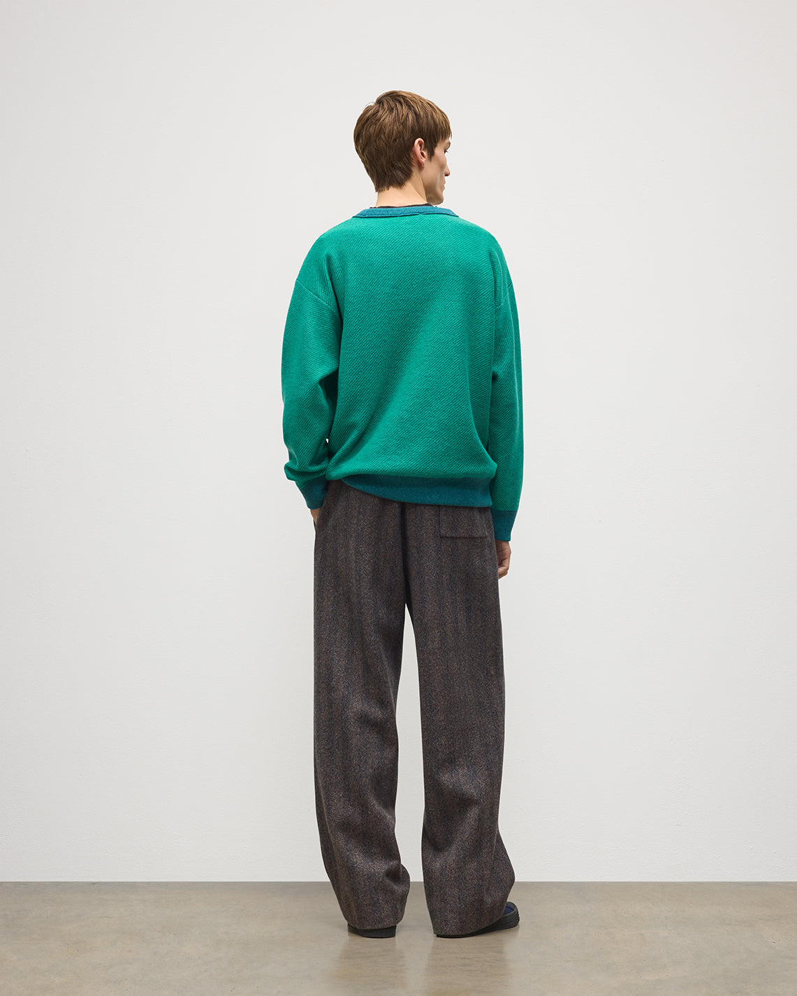 Johnstons of Elgin - Liddell Green Cashmere Sweatshirt