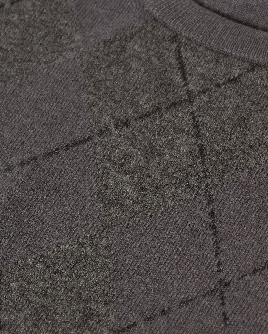 Johnstons of Elgin - Argyll Grey Cashmere Jumper