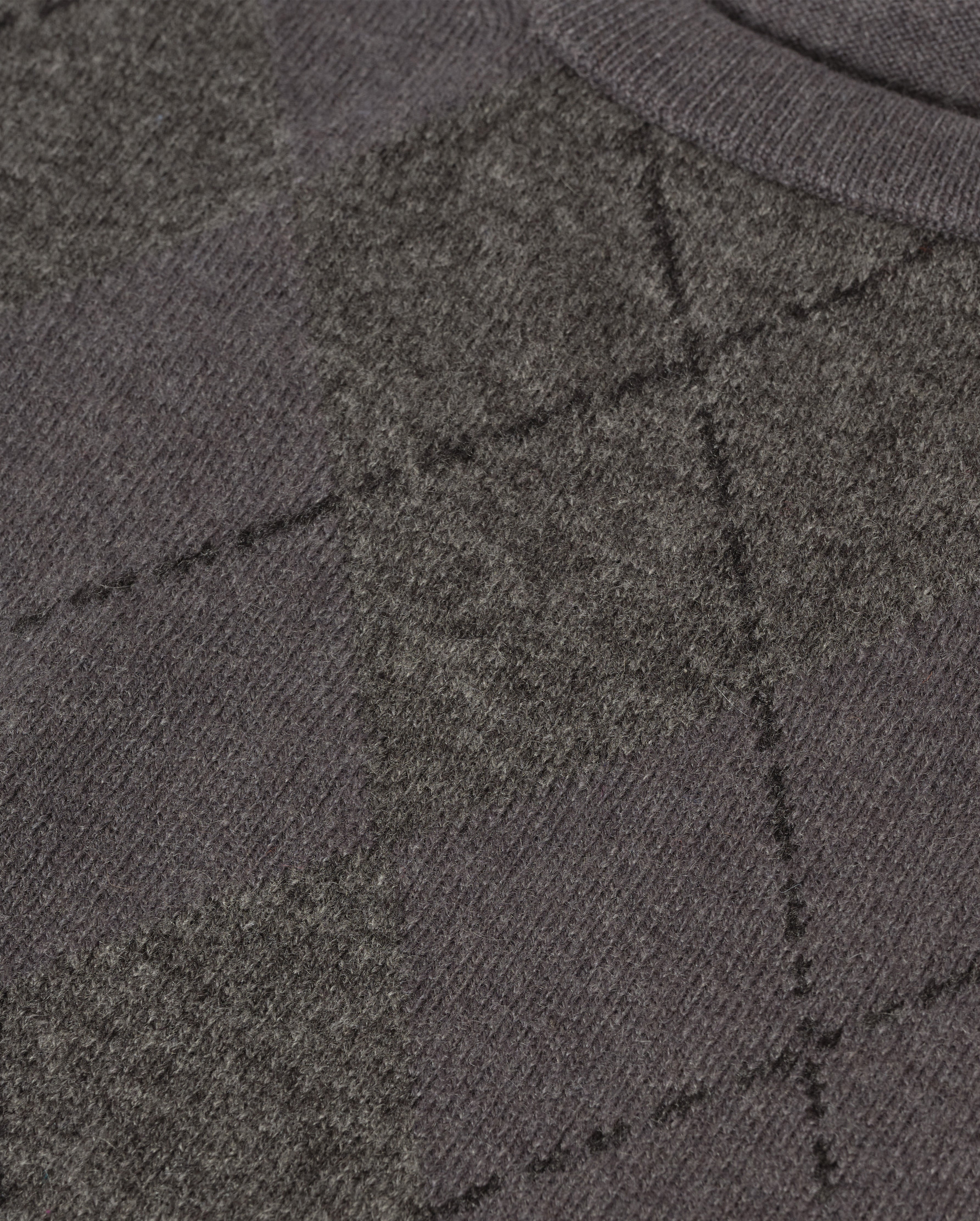 Johnstons of Elgin - Argyll Grey Cashmere Jumper