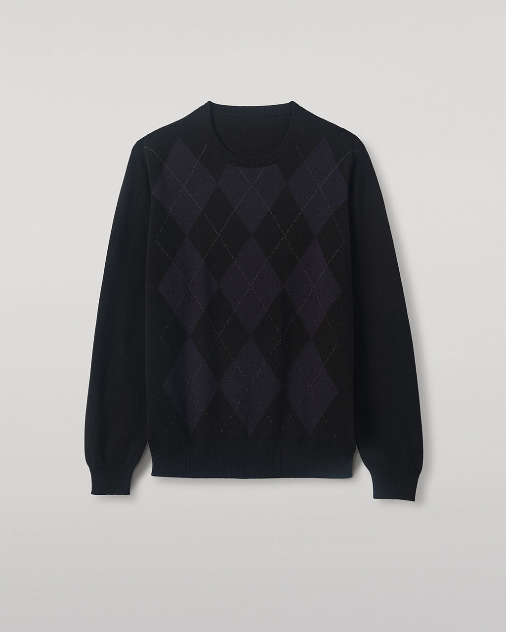 Johnstons of Elgin - Argyll Black Cashmere Jumper