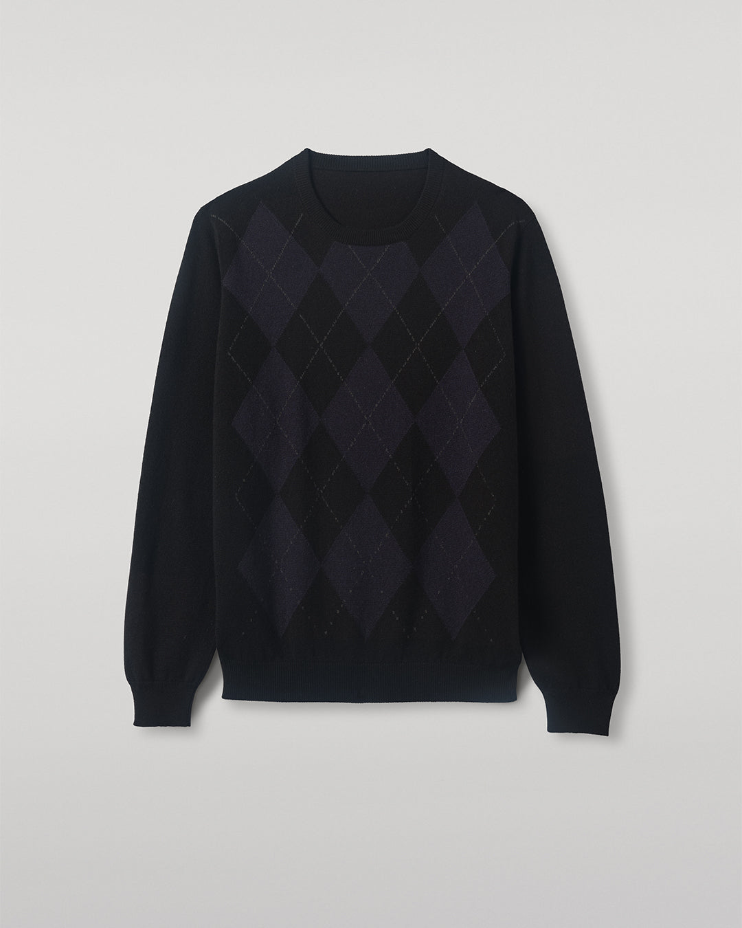 Johnstons of Elgin - Argyll Black Cashmere Jumper