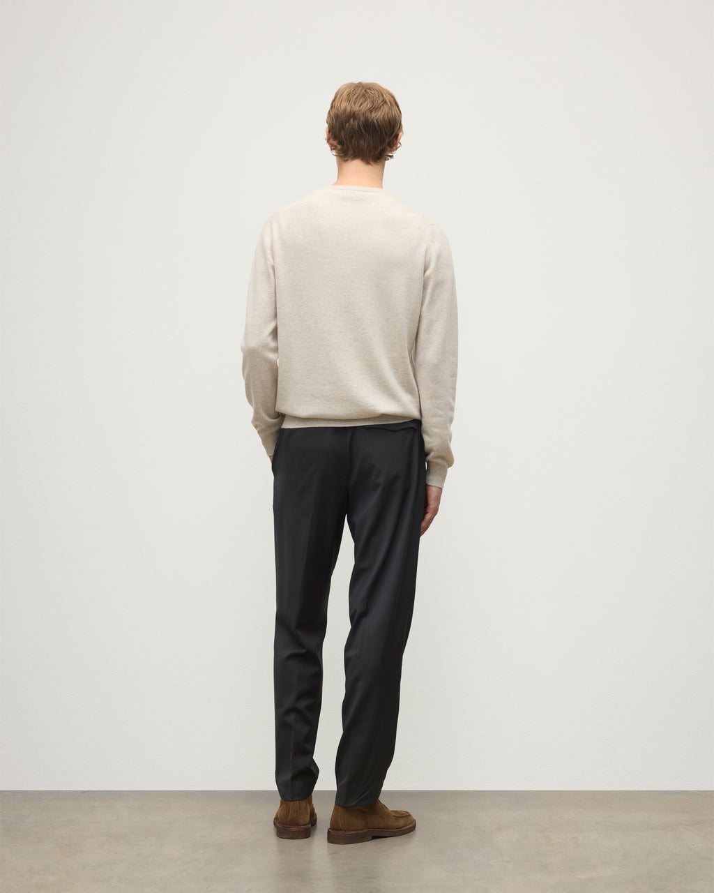 Johnstons of Elgin - Argyll Natural Cashmere Jumper
