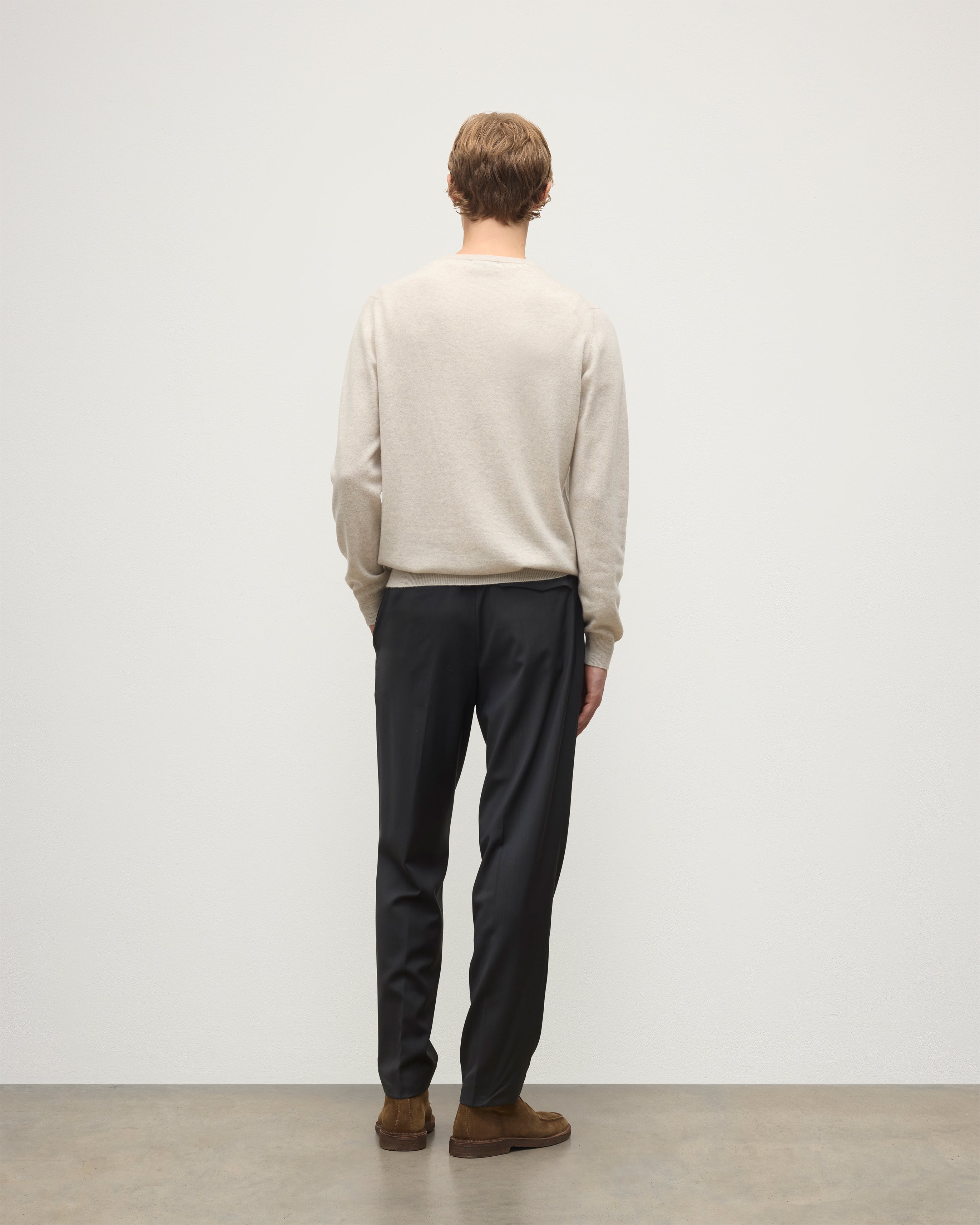 Johnstons of Elgin - Argyll Natural Cashmere Jumper