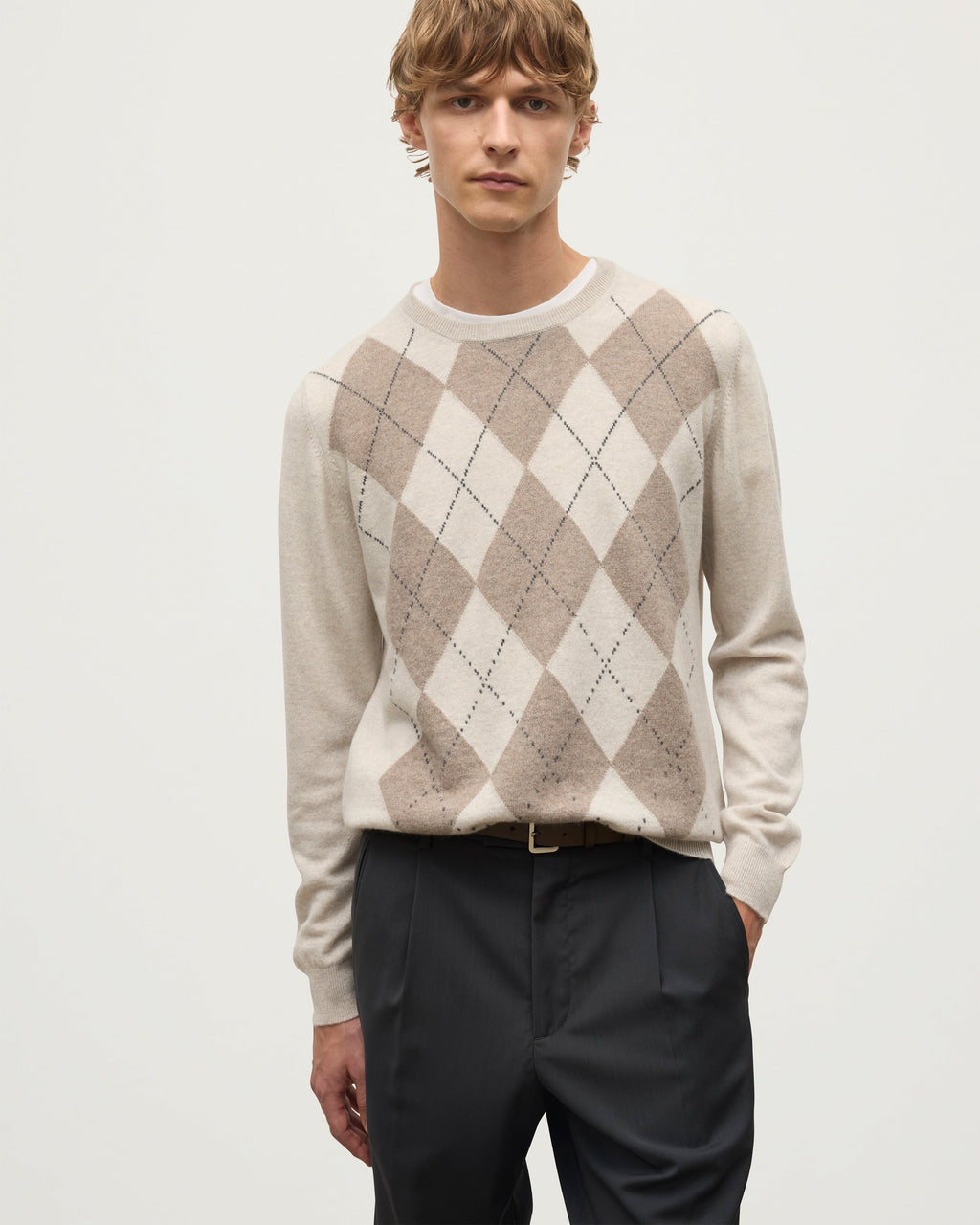Johnstons of Elgin - Argyll Natural Cashmere Jumper