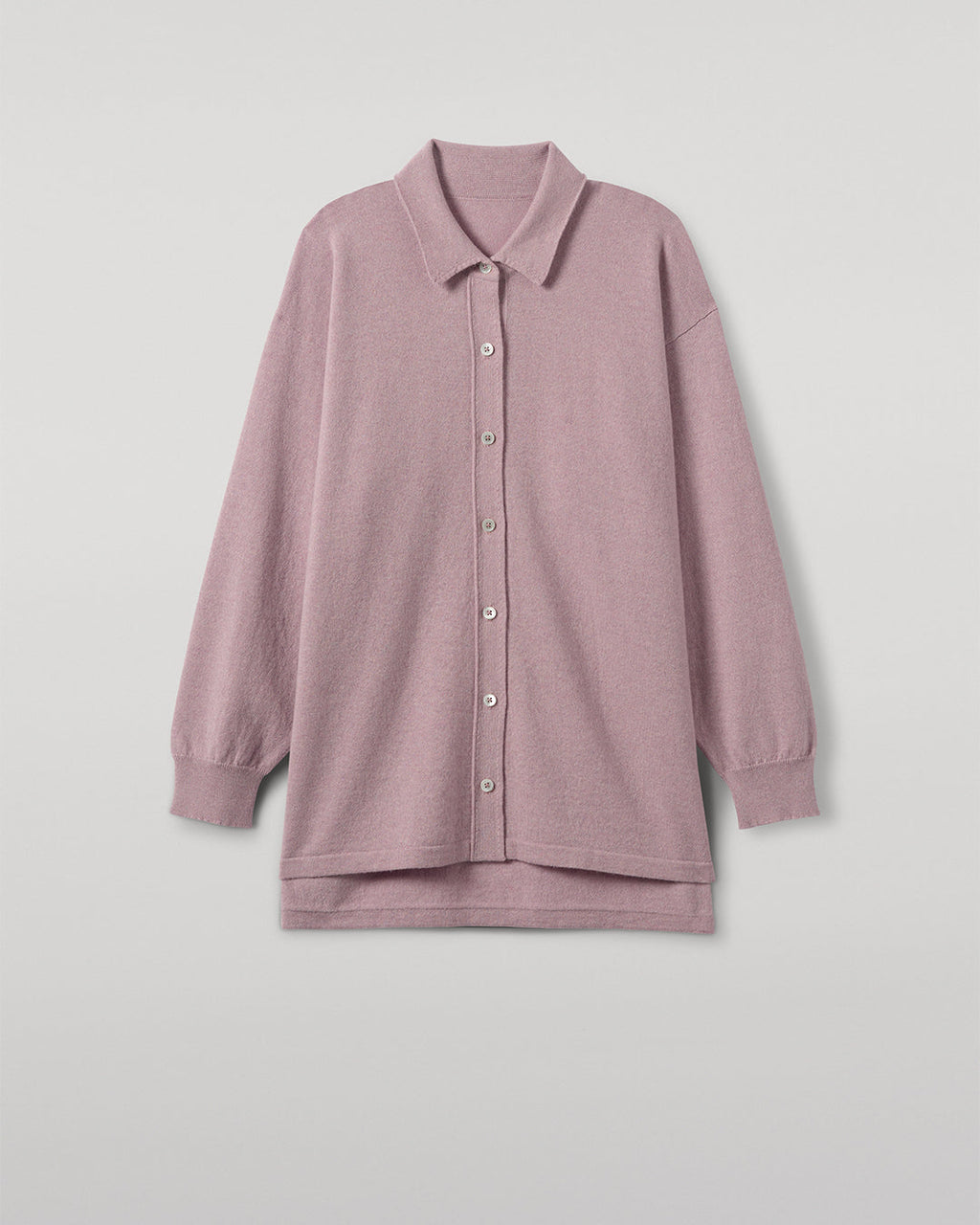 Johnstons of Elgin - Munro Light Pink Cashmere Shirt