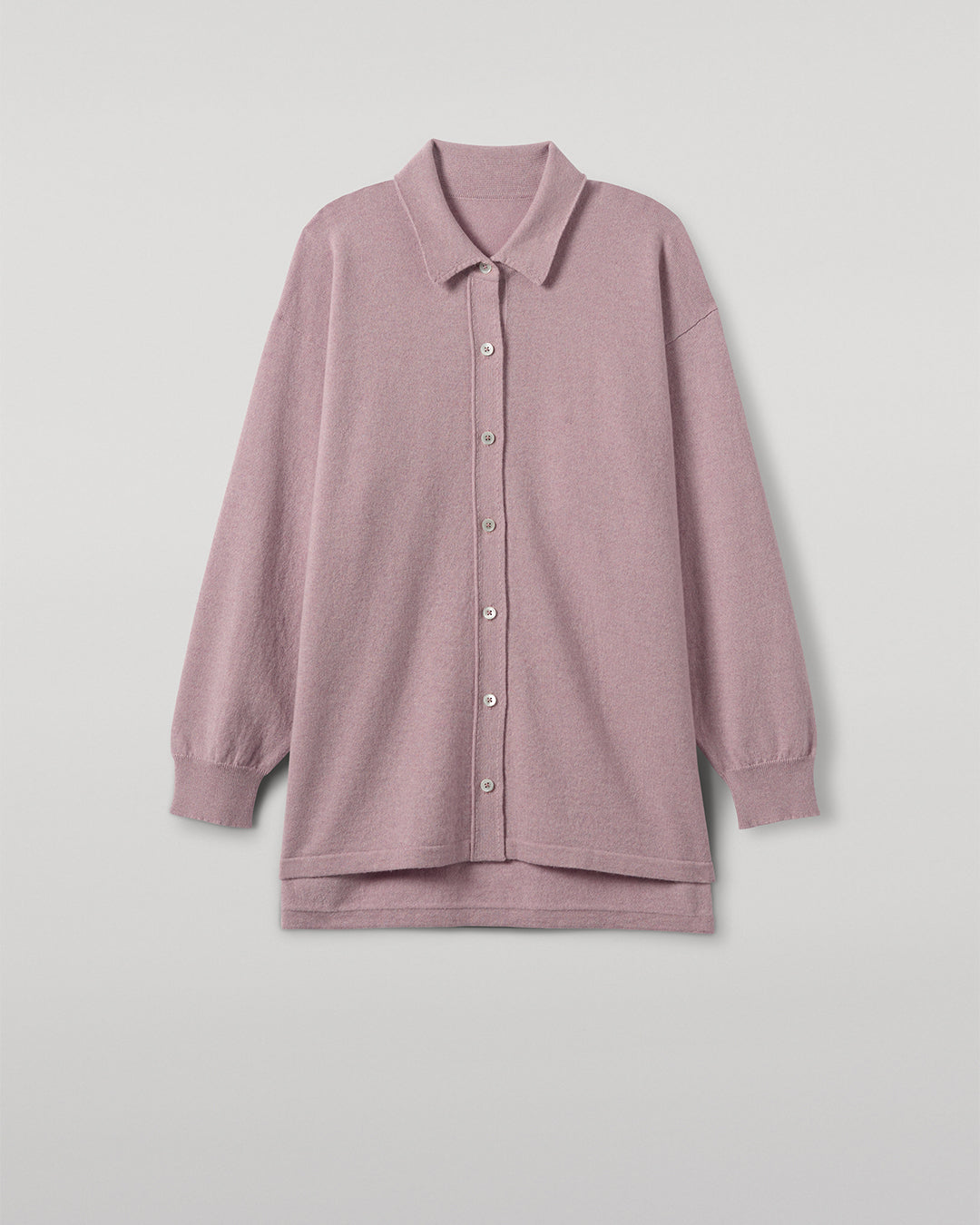 Johnstons of Elgin - Munro Light Pink Cashmere Shirt