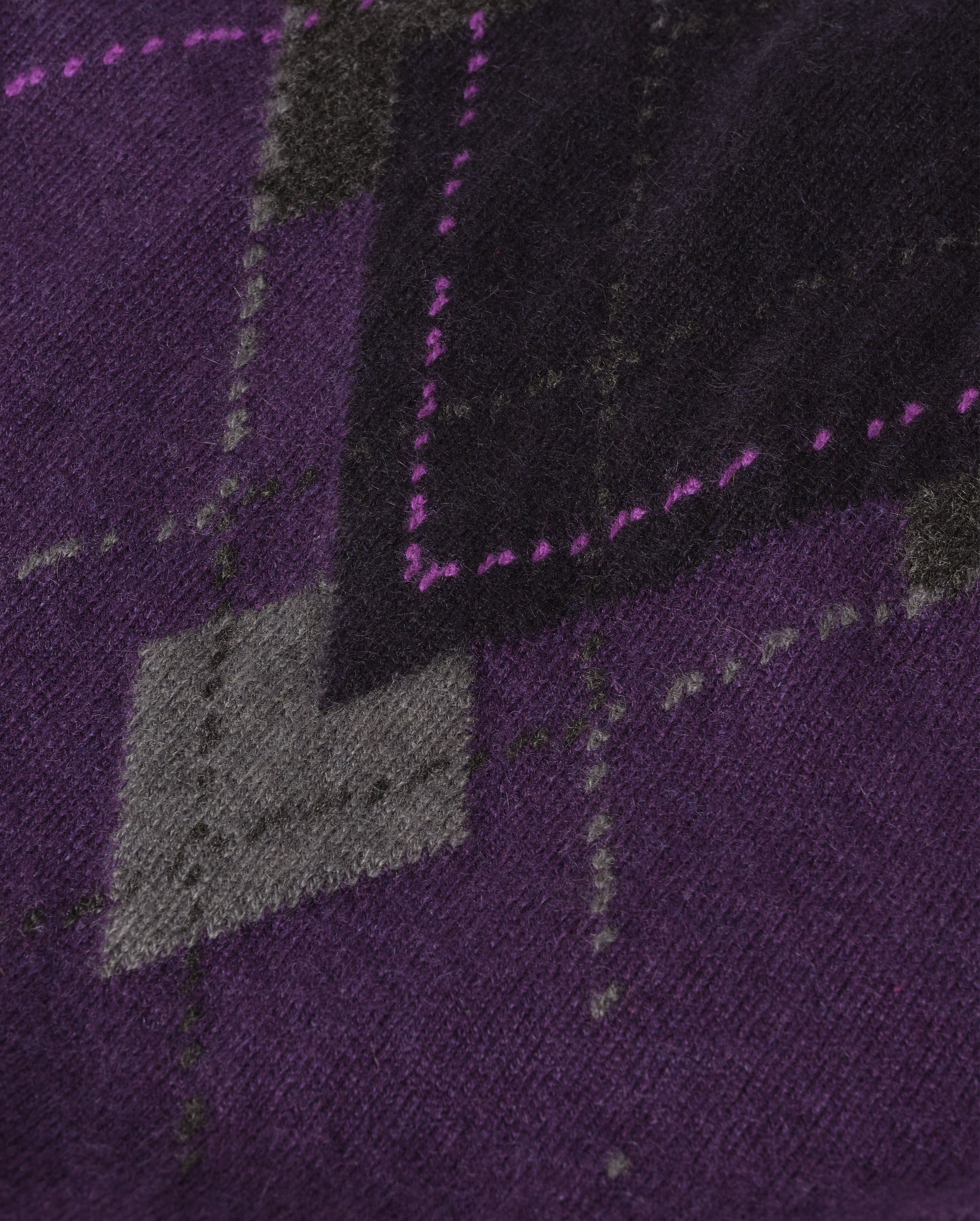 Johnstons of Elgin - Le Jabots Purple Cashmere Tank