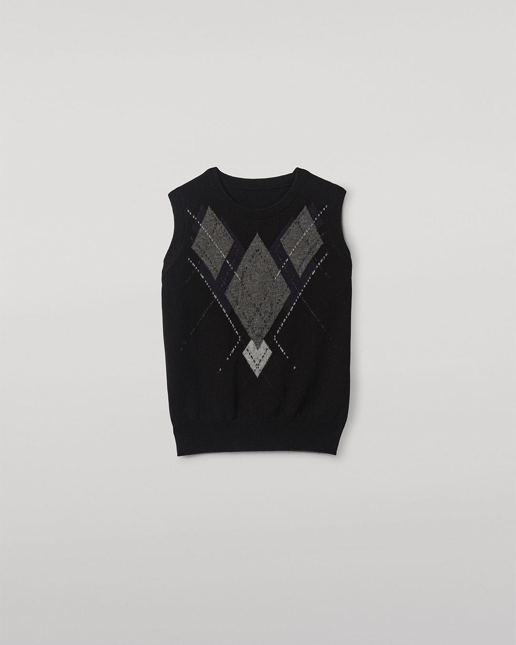 Johnstons of Elgin - Le Jabots Black Cashmere Tank