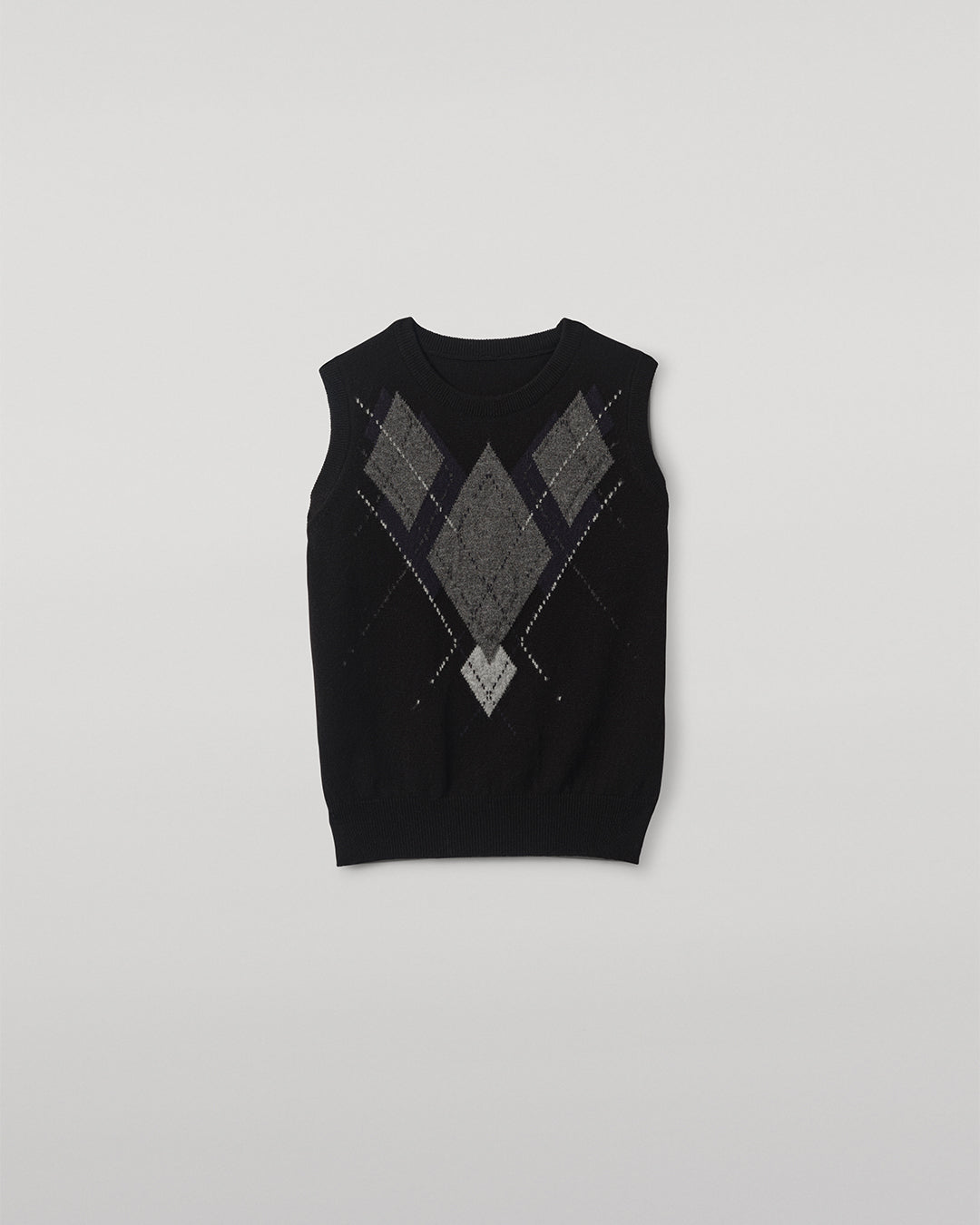 Johnstons of Elgin - Le Jabots Black Cashmere Tank