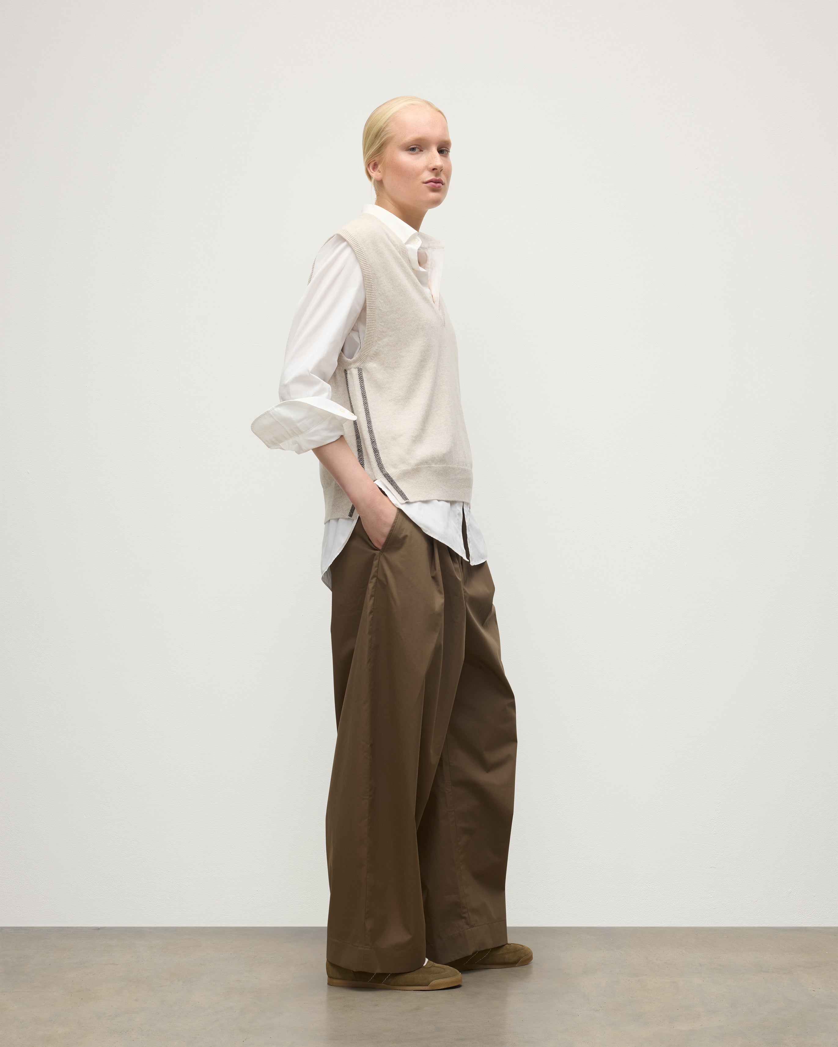 Johnstons of Elgin - Tilda Natural Cashmere Tank