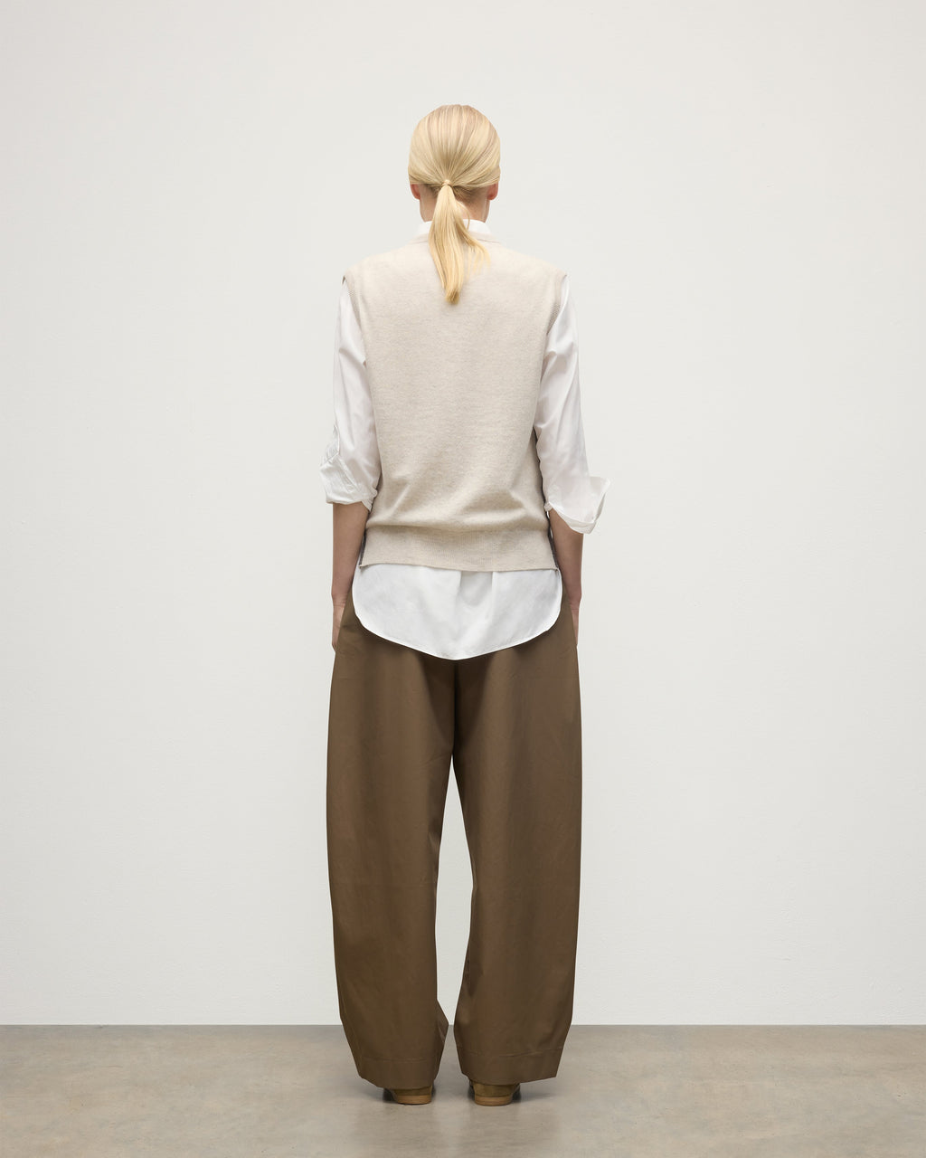 Johnstons of Elgin - Tilda Natural Cashmere Tank