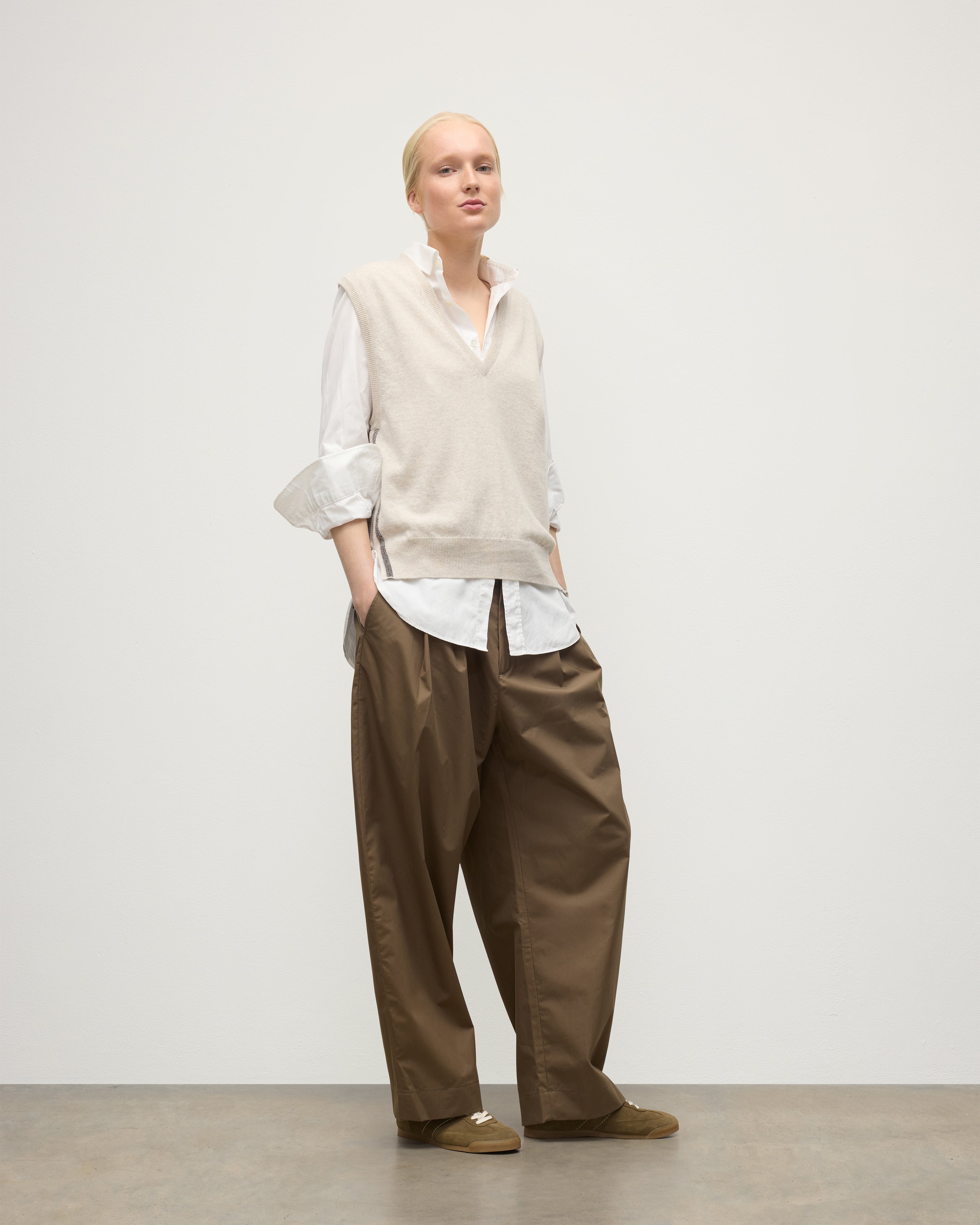 Johnstons of Elgin - Tilda Natural Cashmere Tank