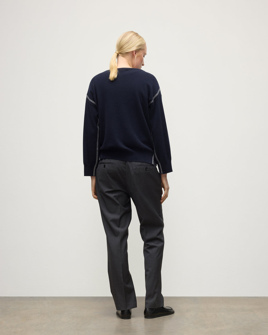 Johnstons of Elgin - Tilda Dark Navy Cashmere Jumper