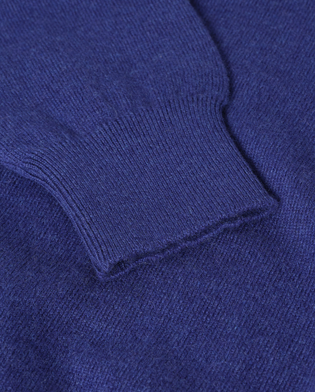 Johnstons of Elgin - Iris Classic Blue Roll Neck Cashmere Jumper