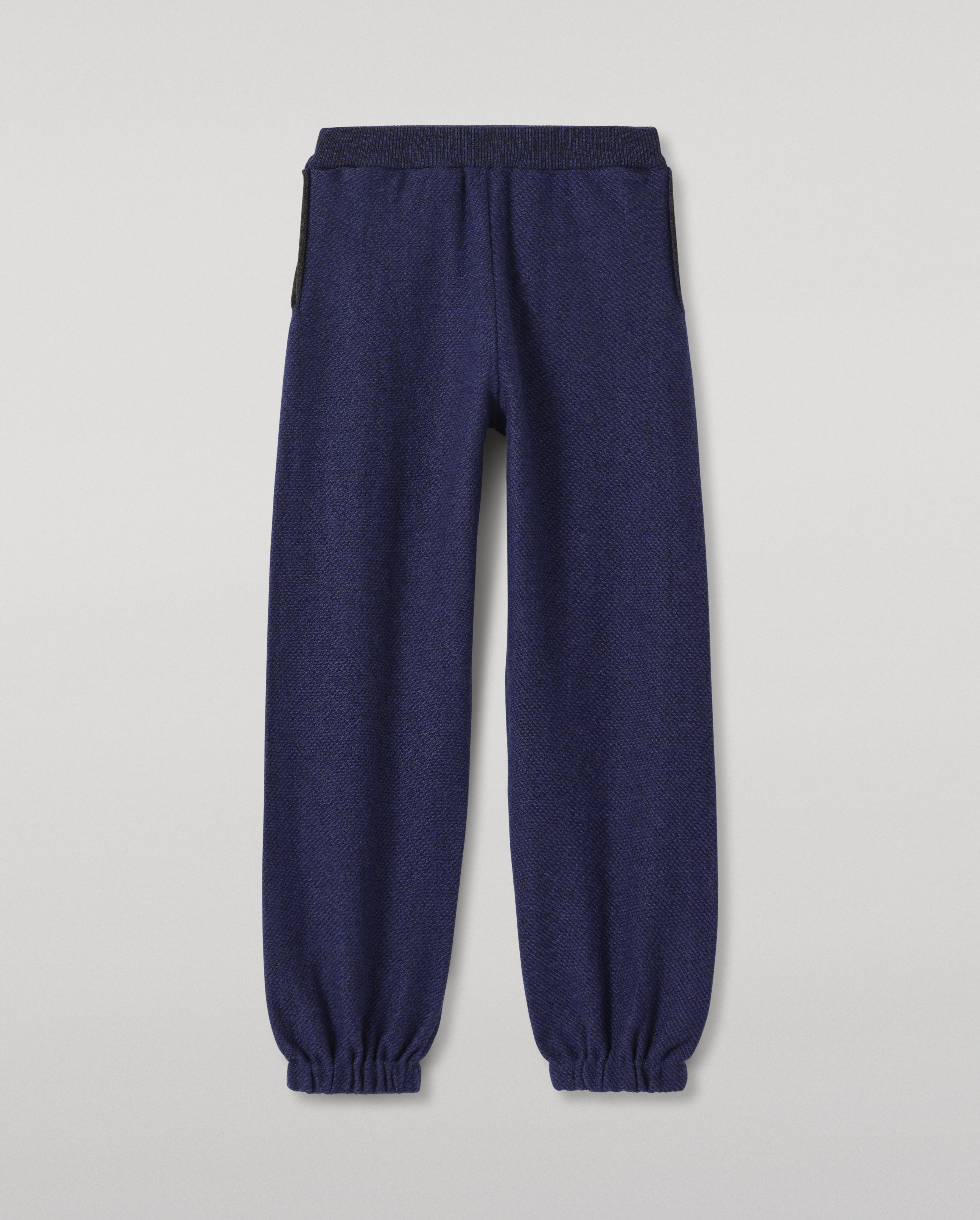 Johnstons of Elgin - Reel Blue Cashmere Trousers