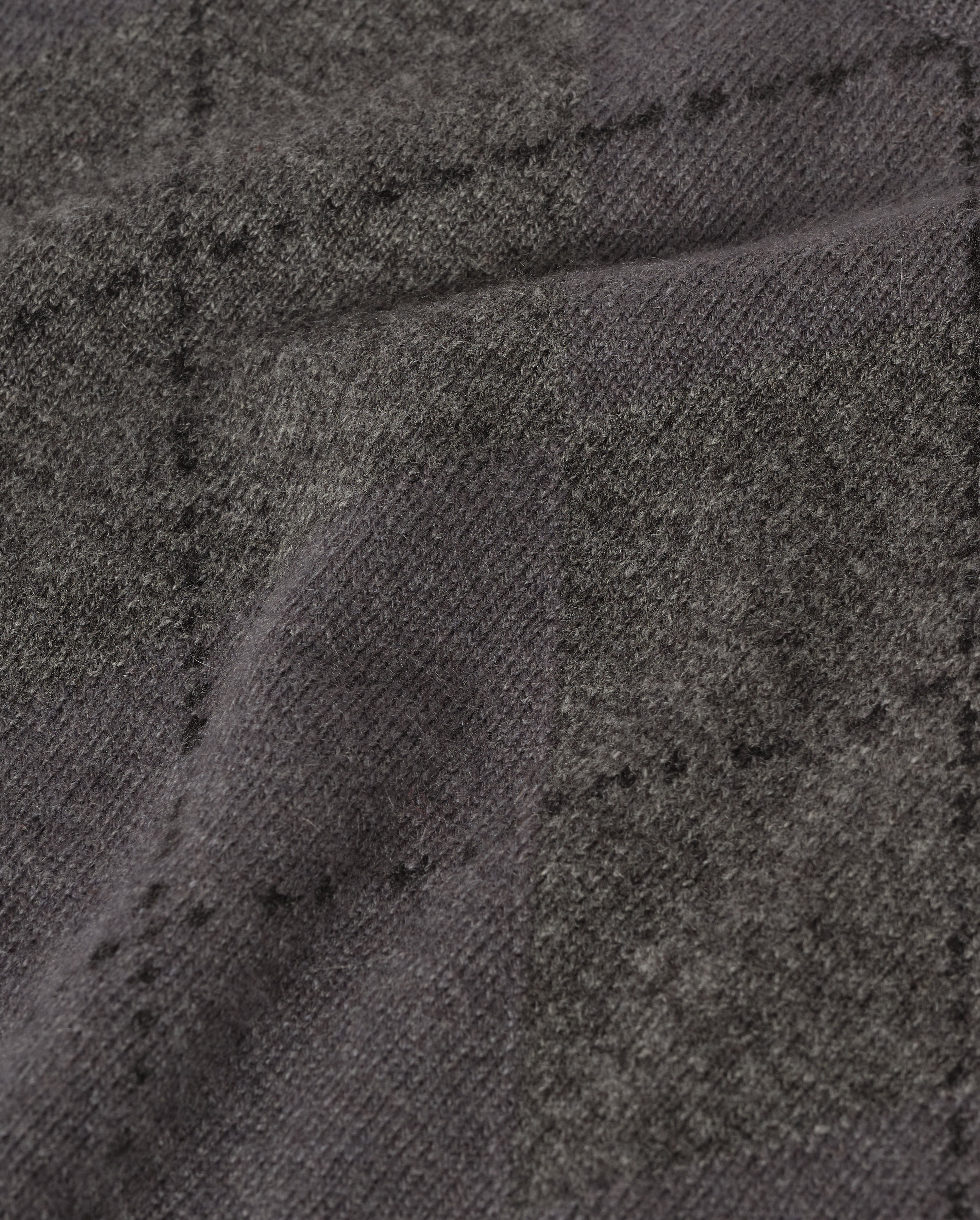 Johnstons of Elgin - Clan Mid Grey Argyle Cashmere Tank