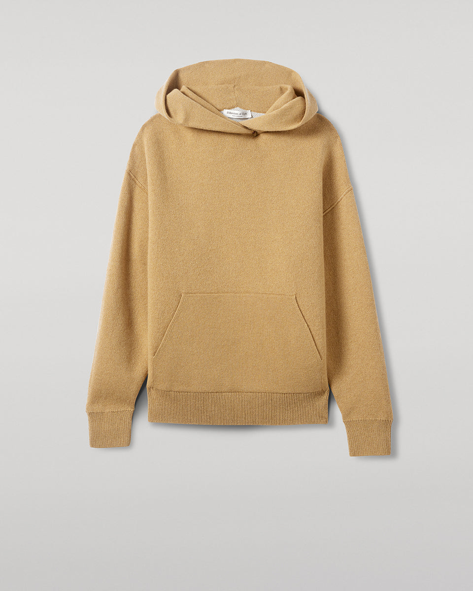 Johnstons of Elgin - Double - Face Camel Hoodie