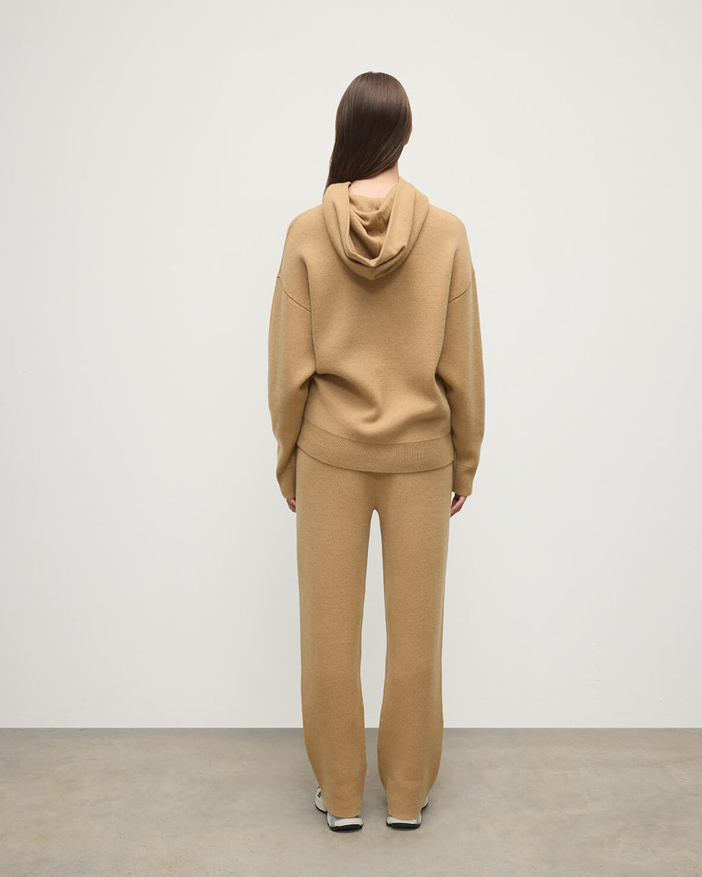 Johnstons of Elgin - Double - Face Camel Hoodie