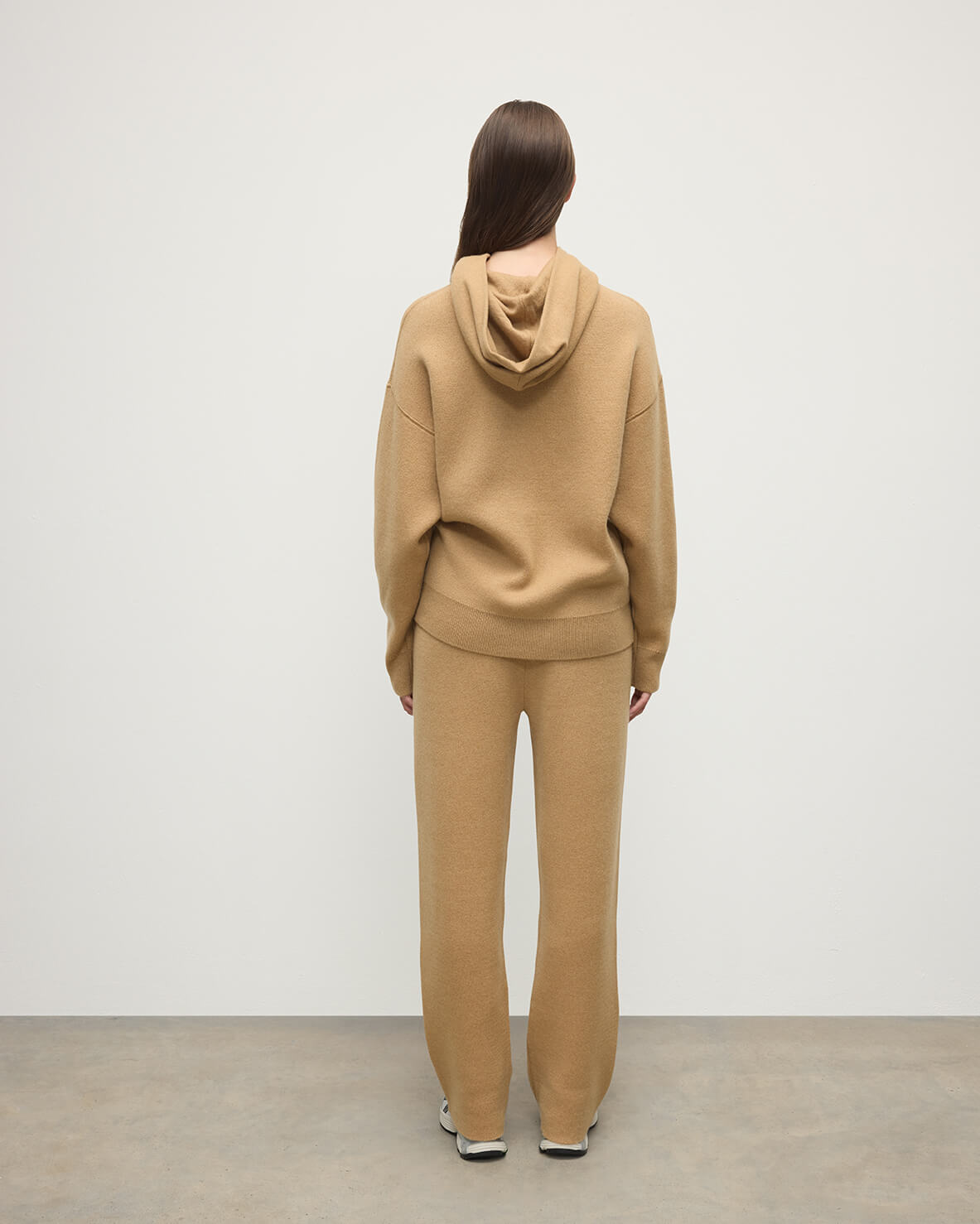 Johnstons of Elgin - Double - Face Camel Hoodie