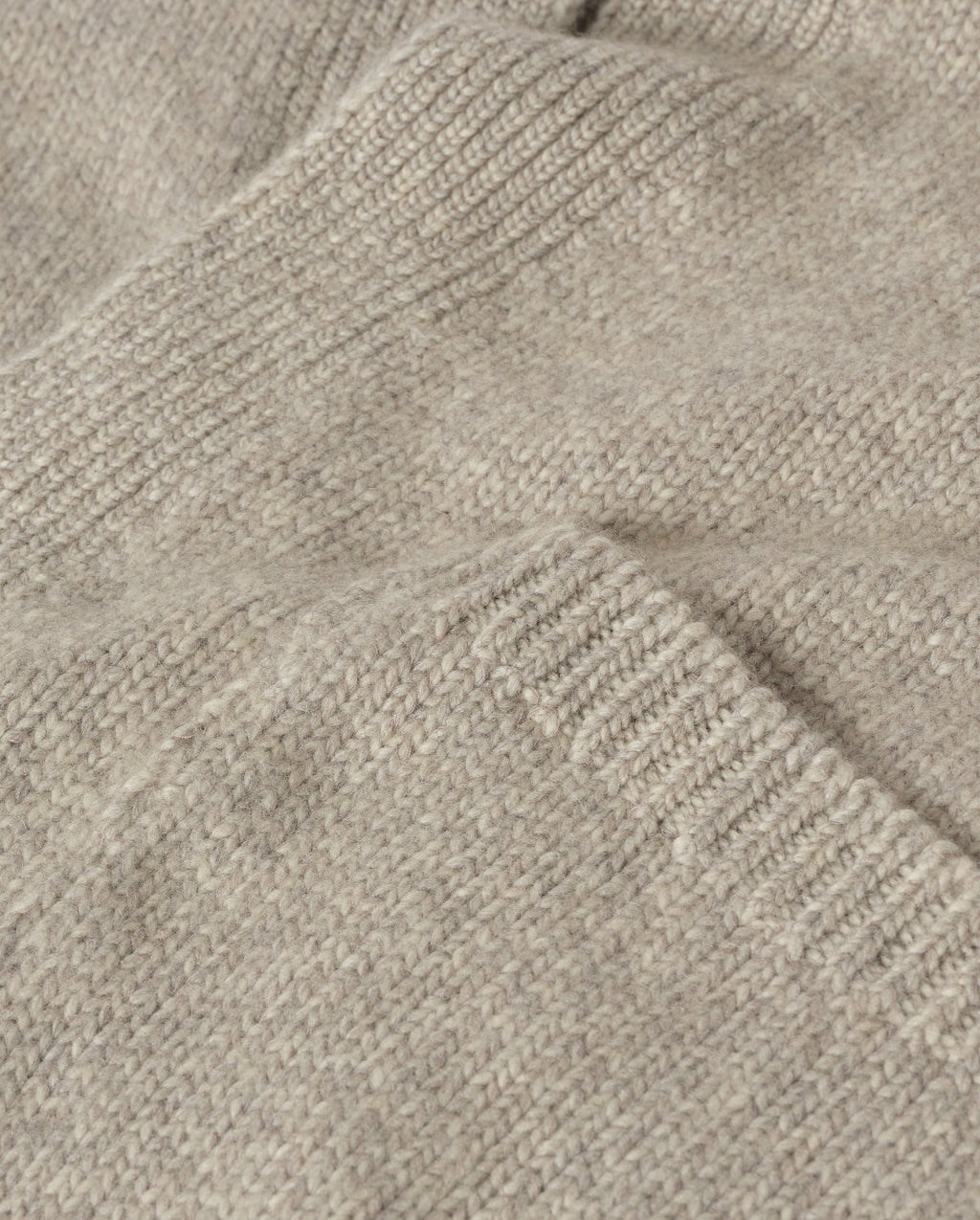 Johnstons of Elgin - Bay Grey Marl Cashmere & Cotton Cardigan