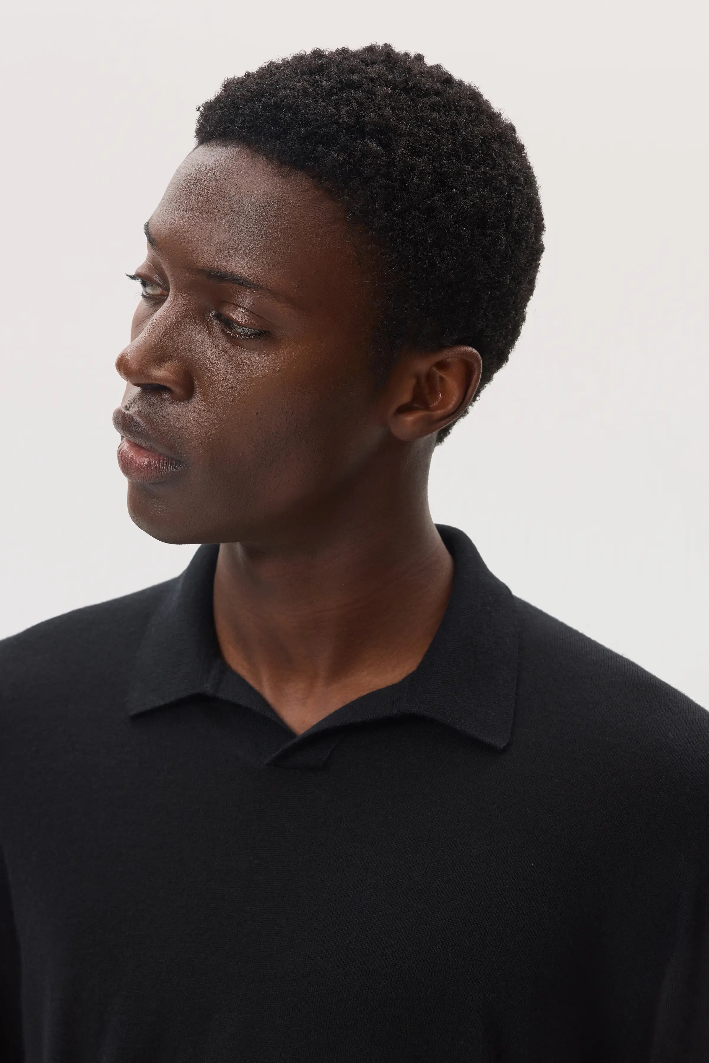 Johnstons of Elgin - Superfine Cashmere Silk Polo Shirt