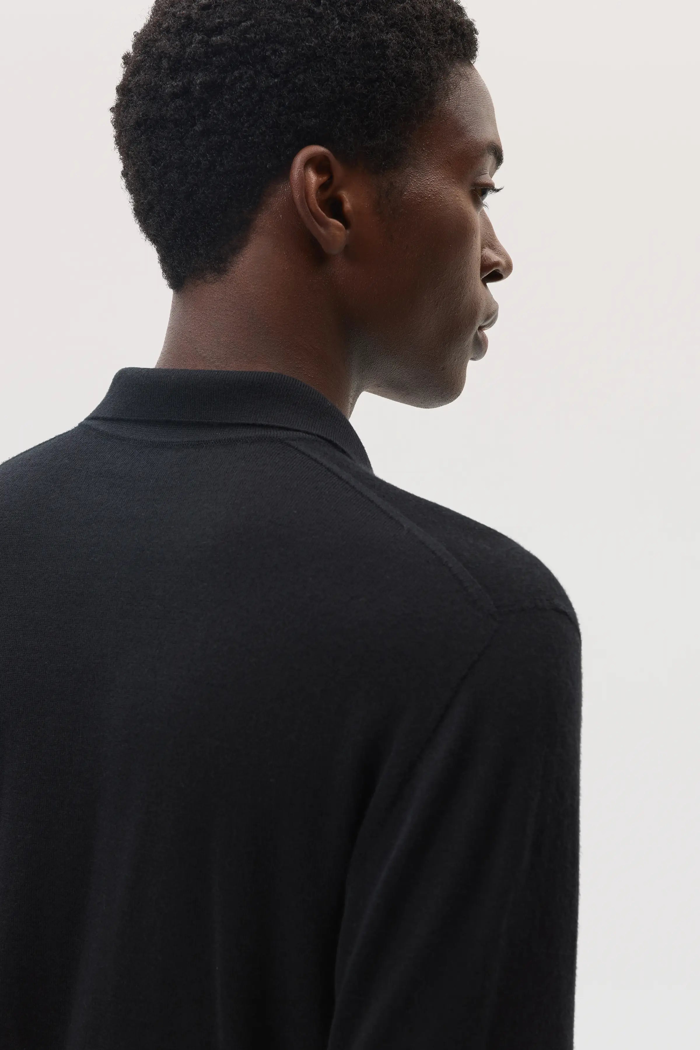 Johnstons of Elgin - Superfine Cashmere Silk Polo Shirt