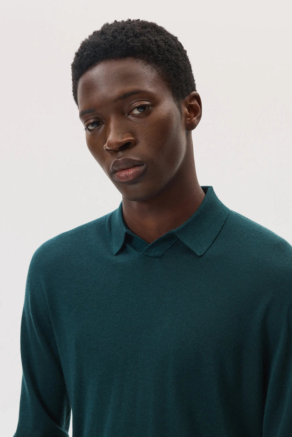 Johnstons of Elgin - Superfine Cashmere Silk Poloshirt