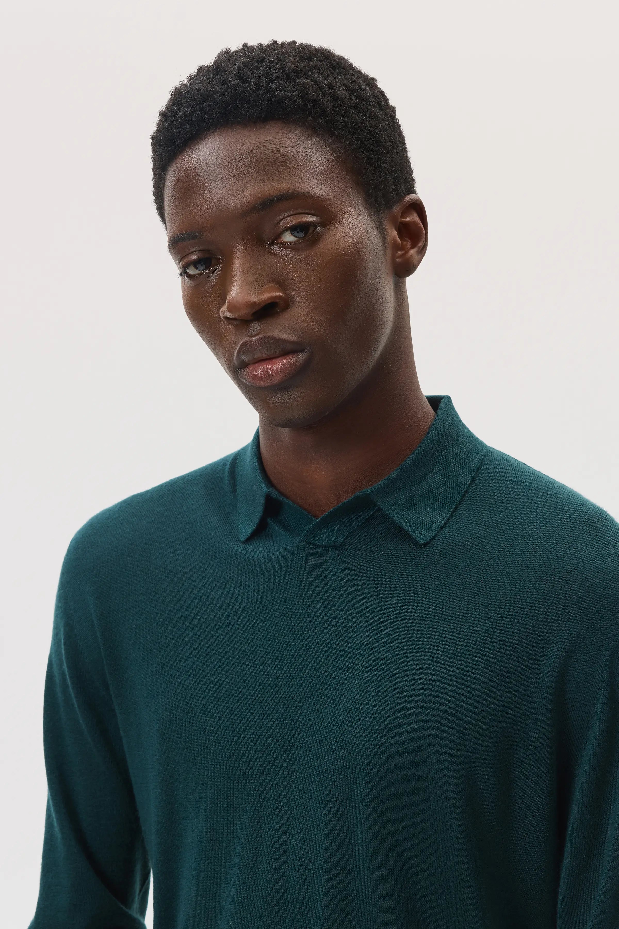 Johnstons of Elgin - Superfine Cashmere Silk Poloshirt