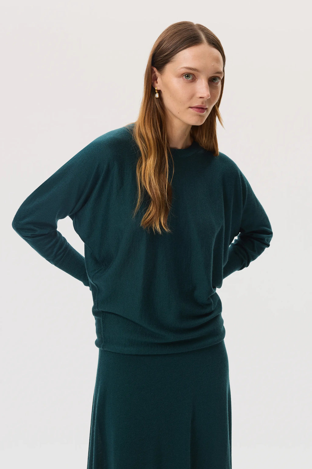 Johnstons of Elgin - Cashmere Silk Batwing Jumper