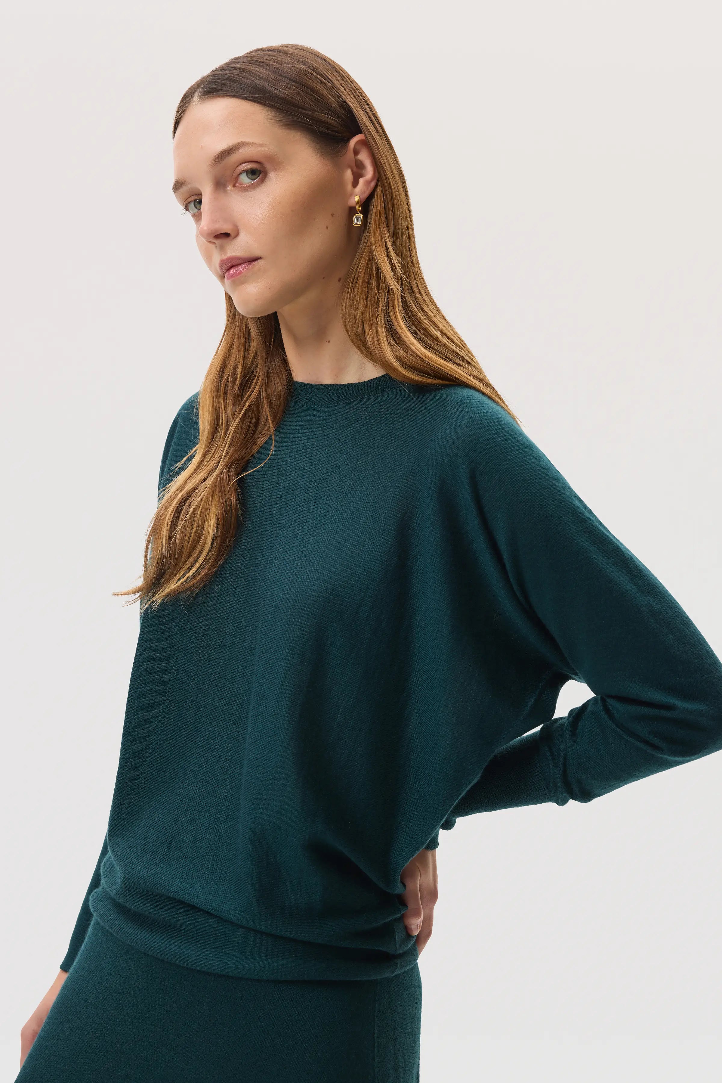 Johnstons of Elgin - Cashmere Silk Batwing Jumper