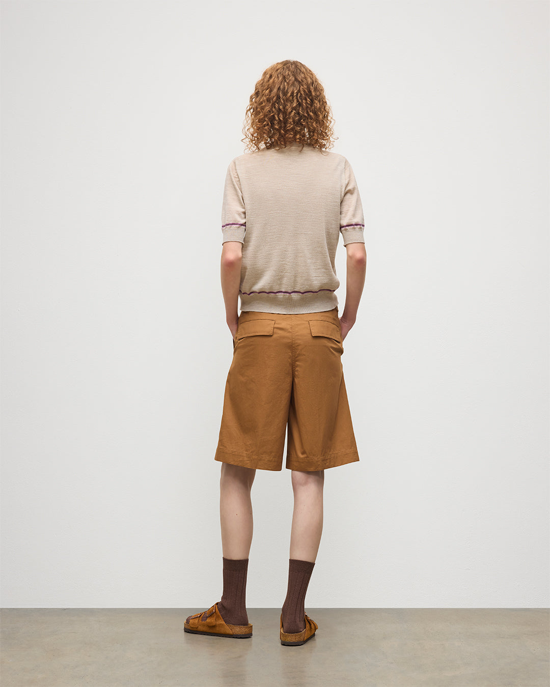 Johnstons of Elgin - Brae Natural Merino Short Sleeve Cardigan
