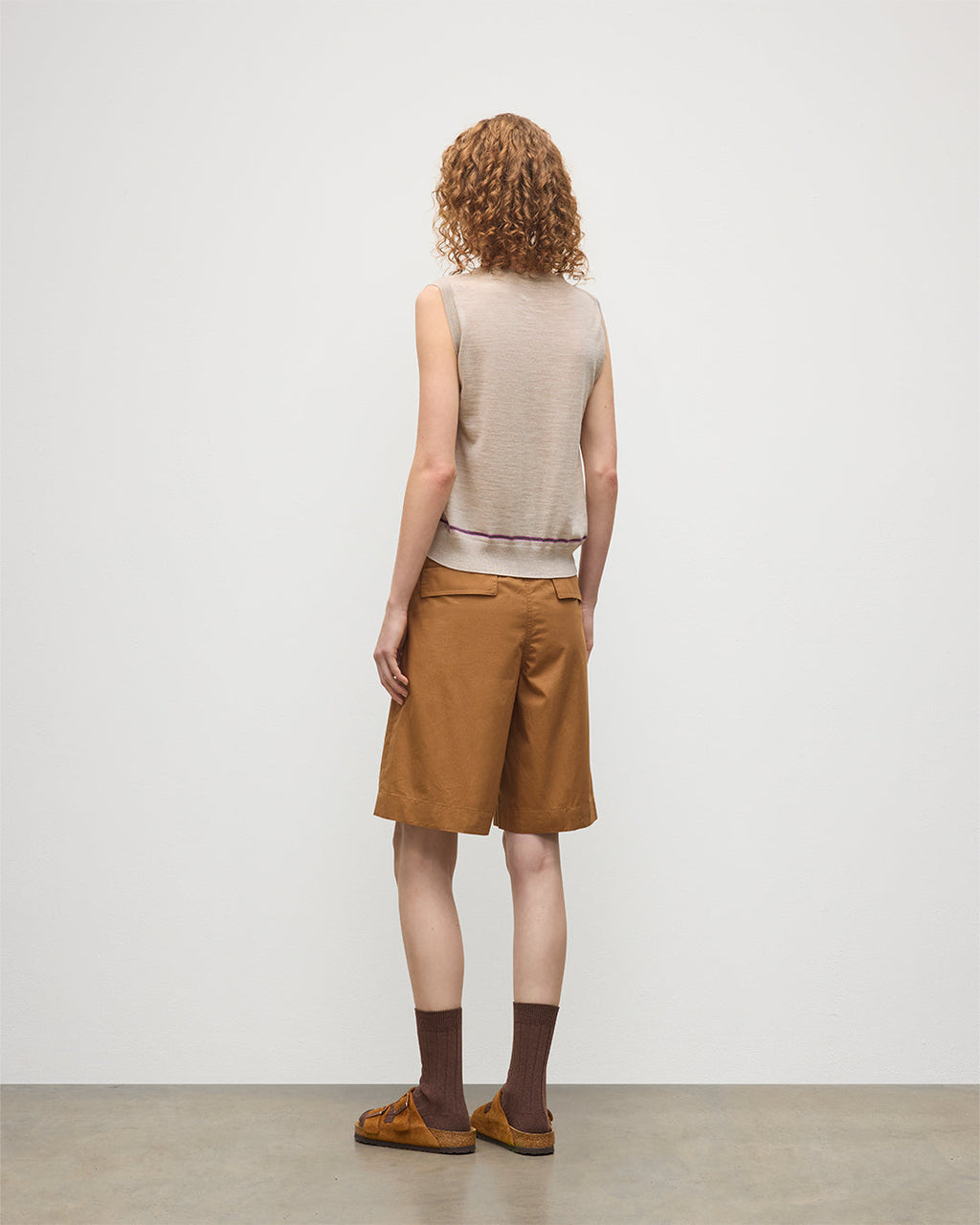 Johnstons of Elgin - Brae Natural Merino Sleeveless Tank