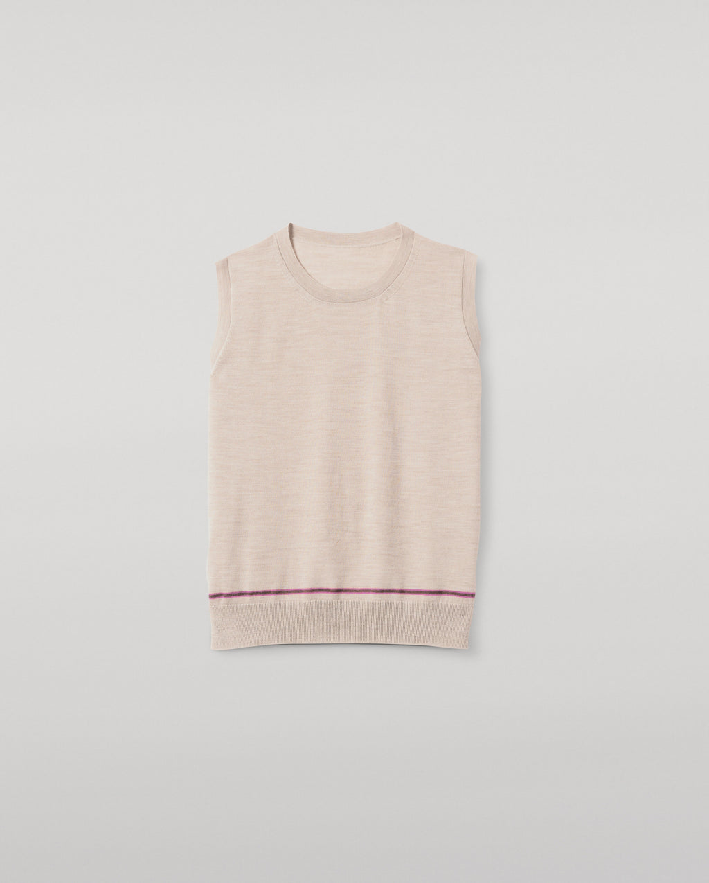 Johnstons of Elgin - Brae Natural Merino Sleeveless Tank