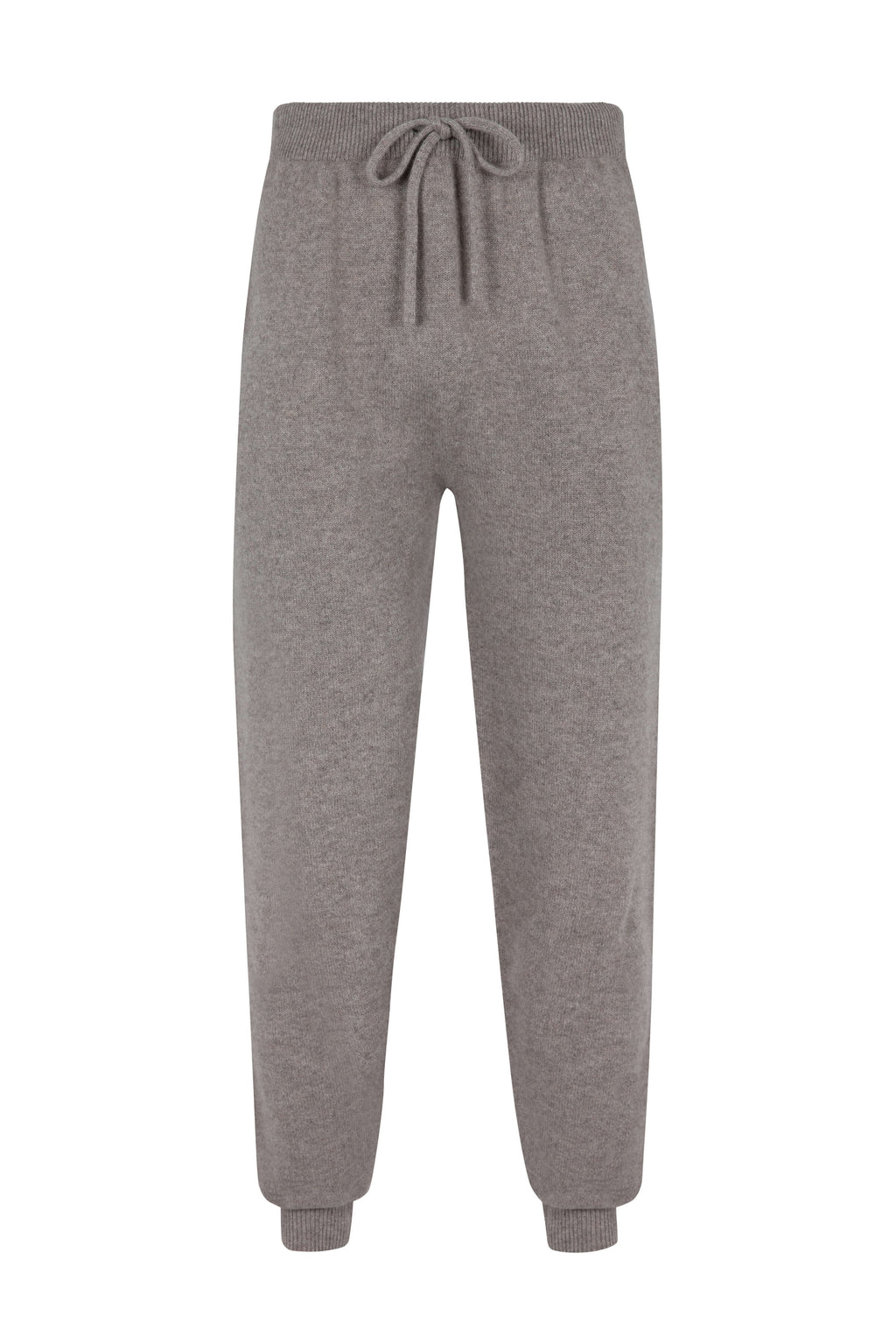 Johnstons of Elgin - Seamless Cashmere Cuffed Light Brown Joggers