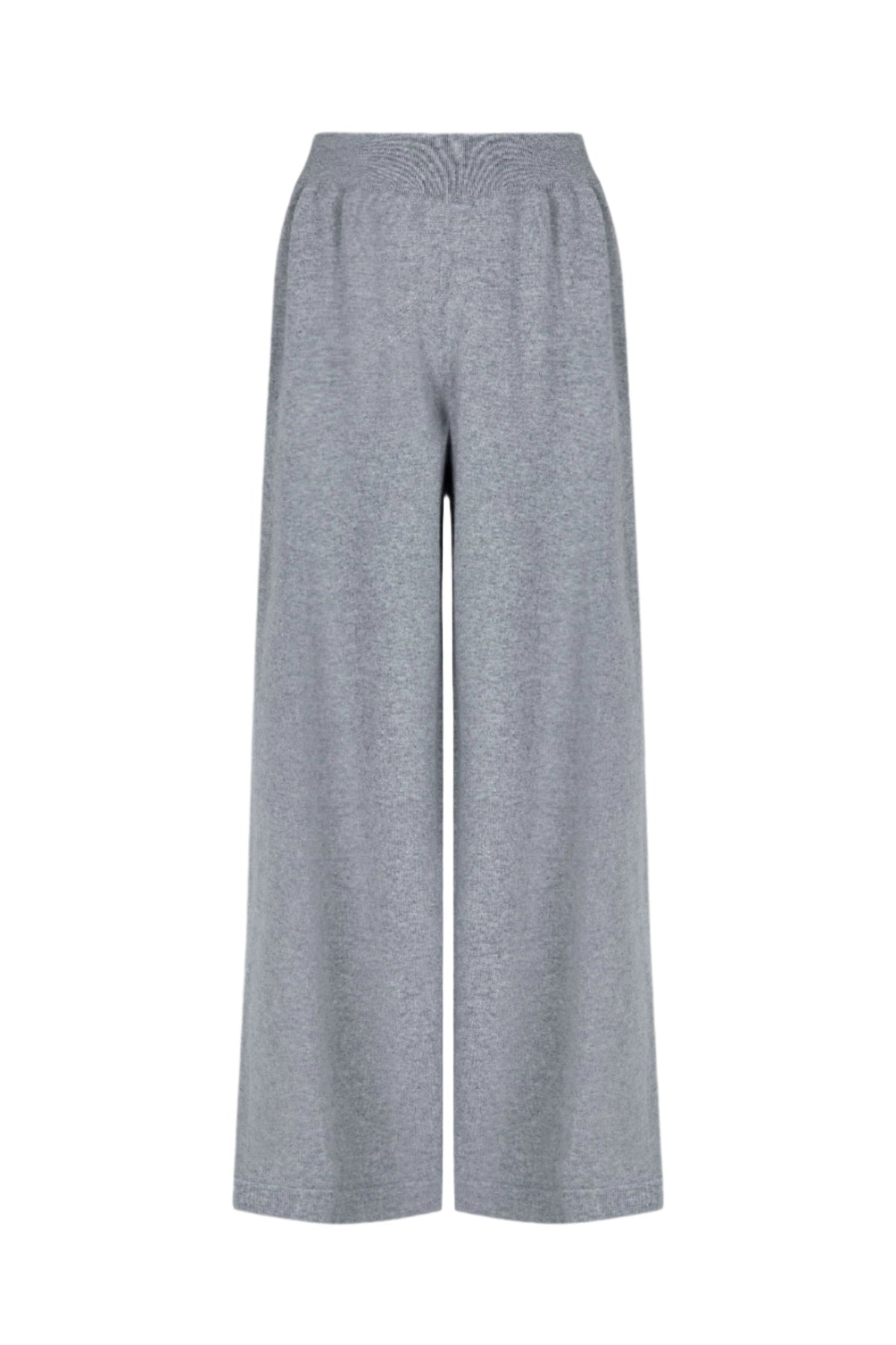 Johnstons of Elgin - Low Rise Light Grey Cashmere Slouch Pants
