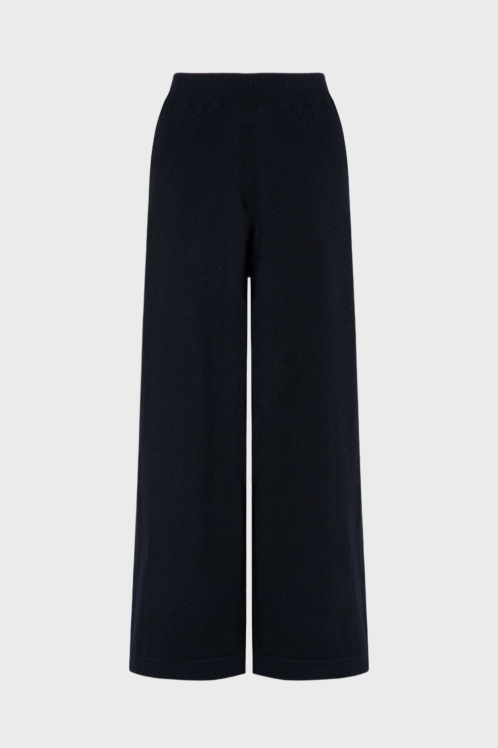 Johnstons of Elgin - Low Rise Black Cashmere Slouch Pants