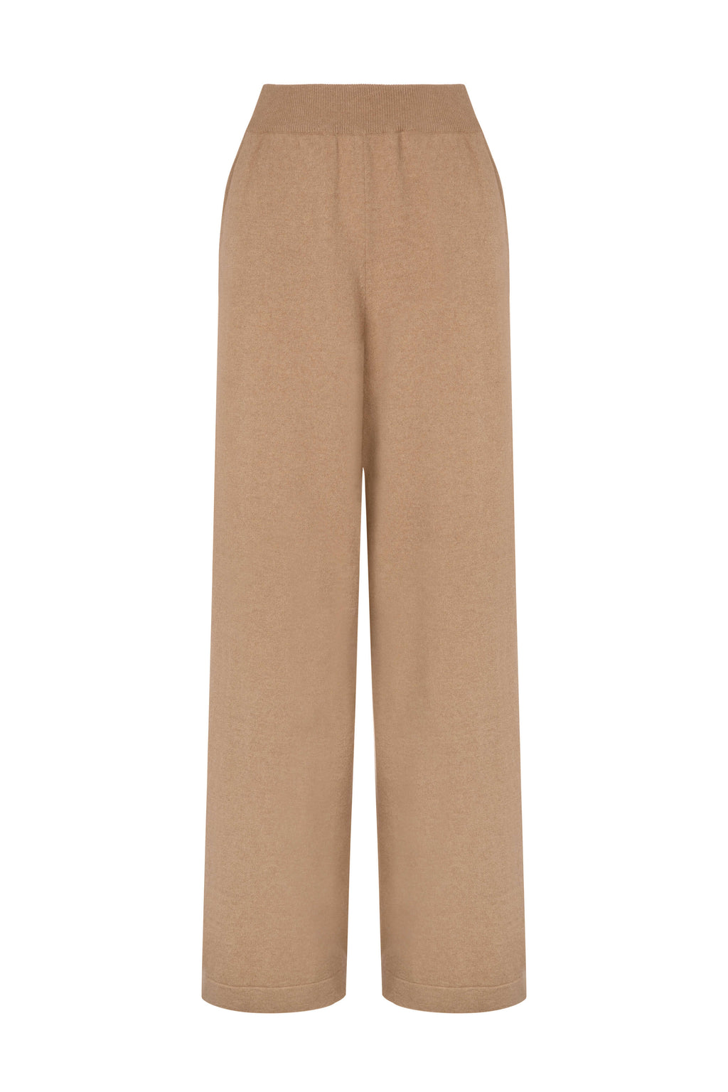 Johnstons of Elgin - Wide Leg Camel Cashmere Culottes