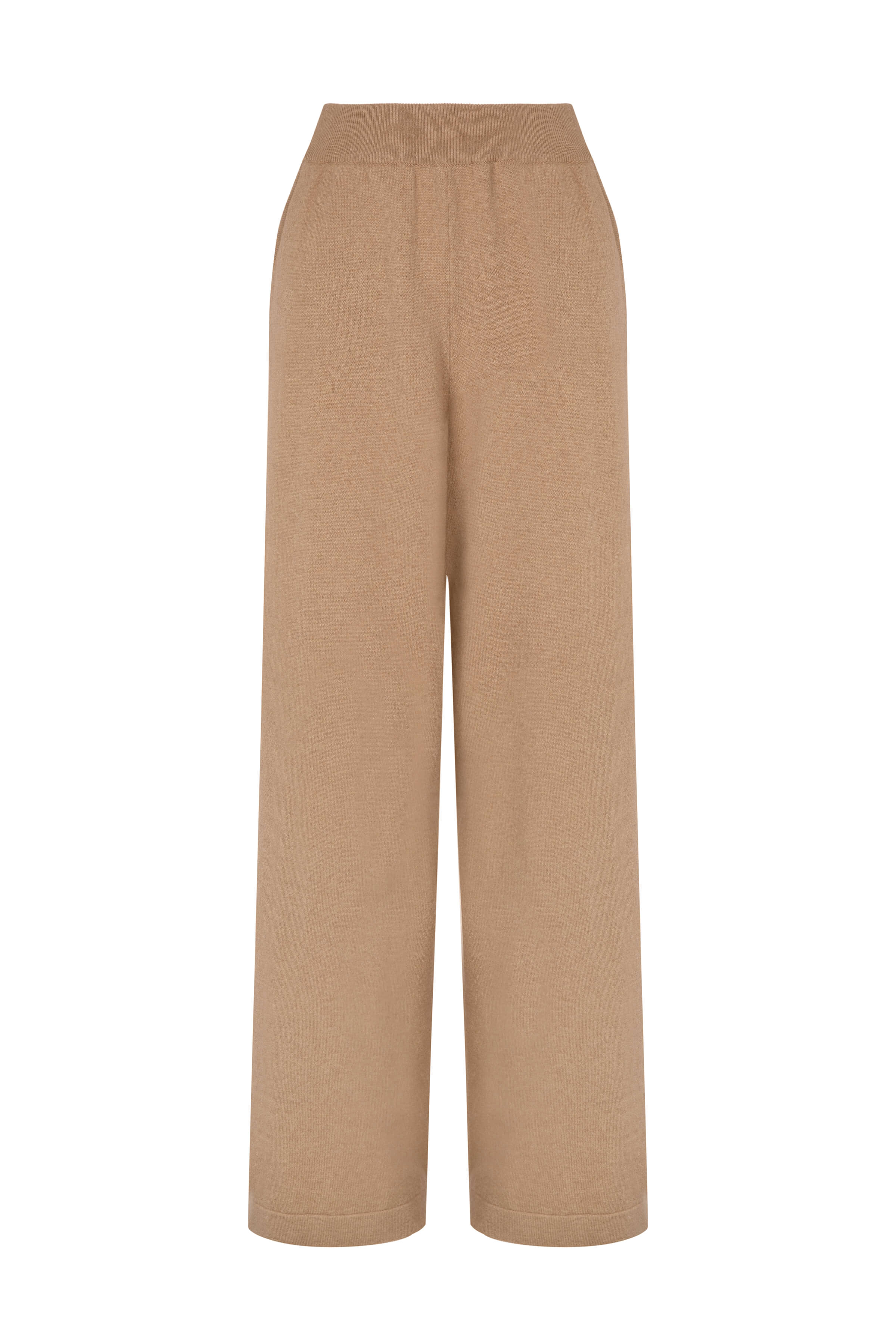 Johnstons of Elgin - Wide Leg Camel Cashmere Culottes