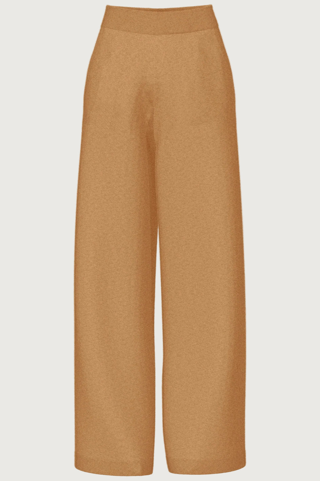 Johnstons of Elgin - Women's Camel Petite Wide Leg Culottes